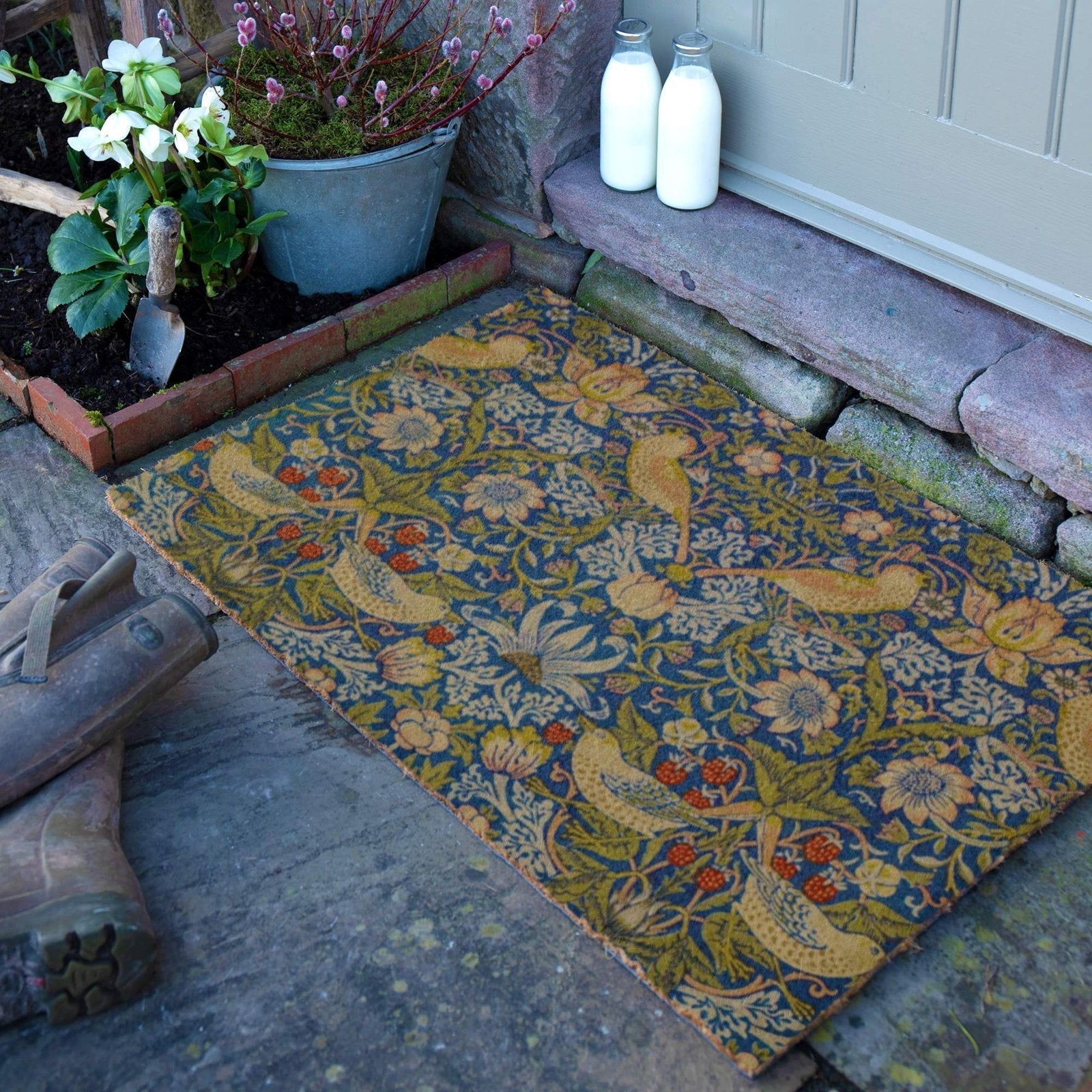 William Morris Coir Doormats