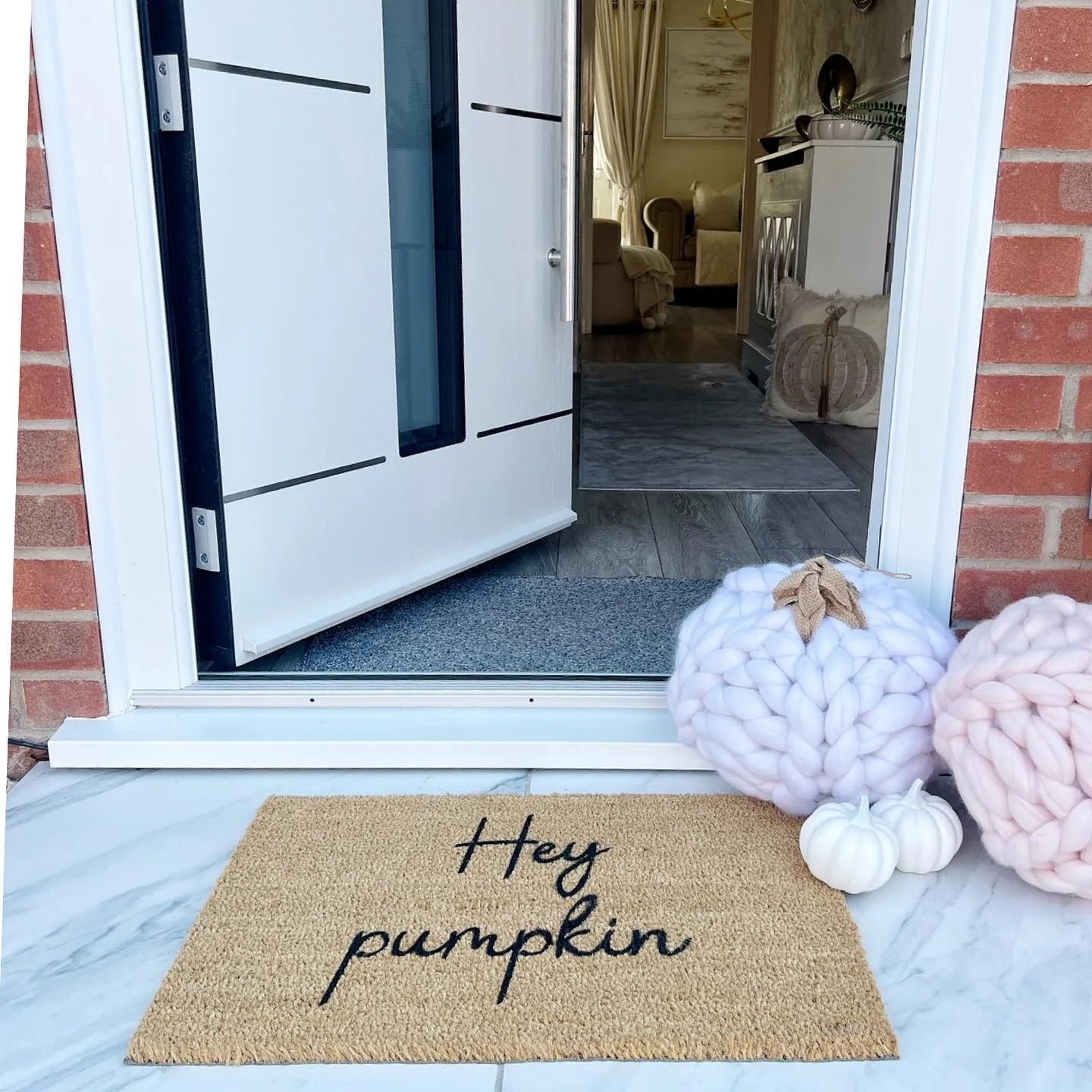 Hey Pumpkin Doormat