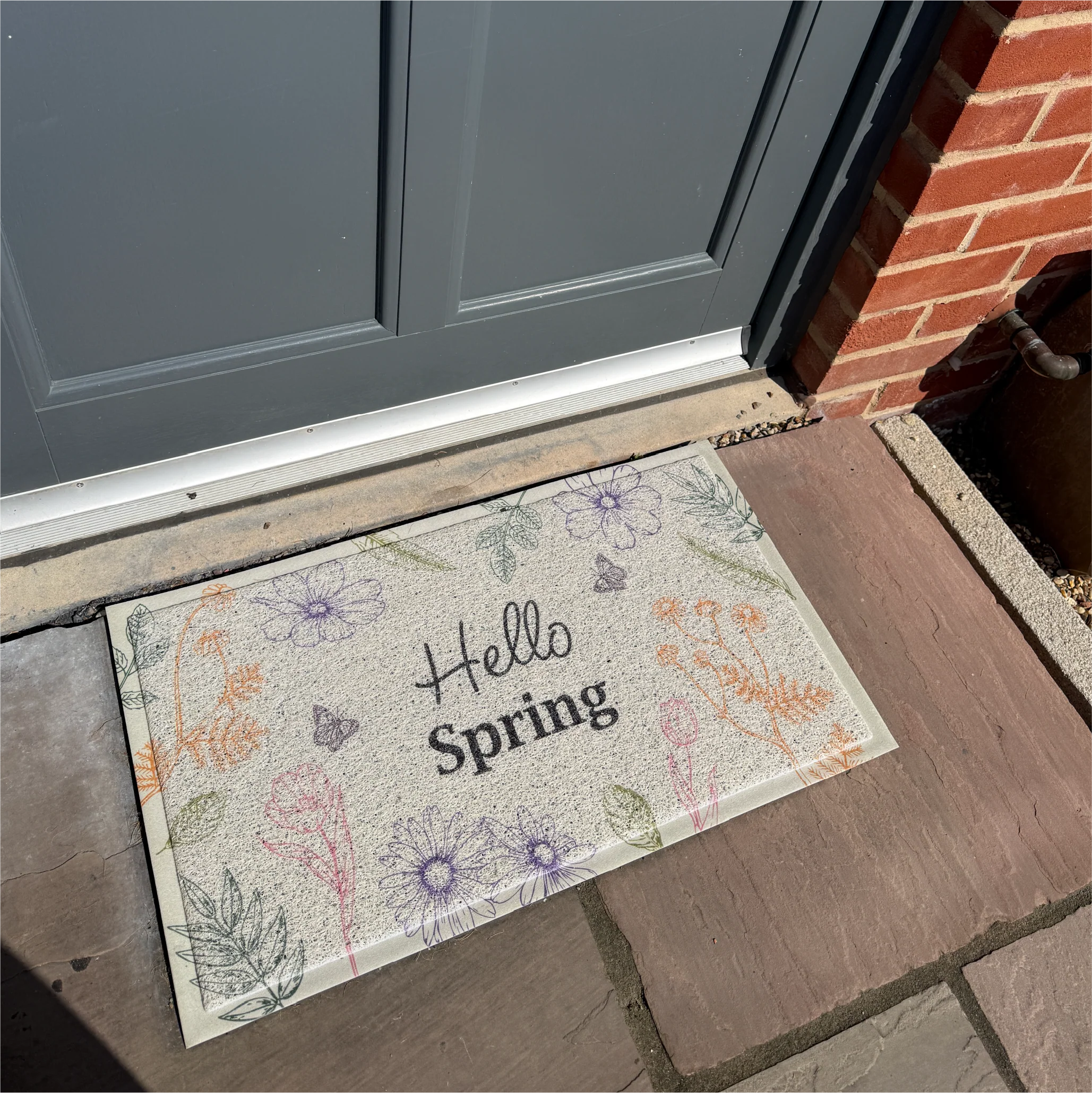 Hello Spring Doormat