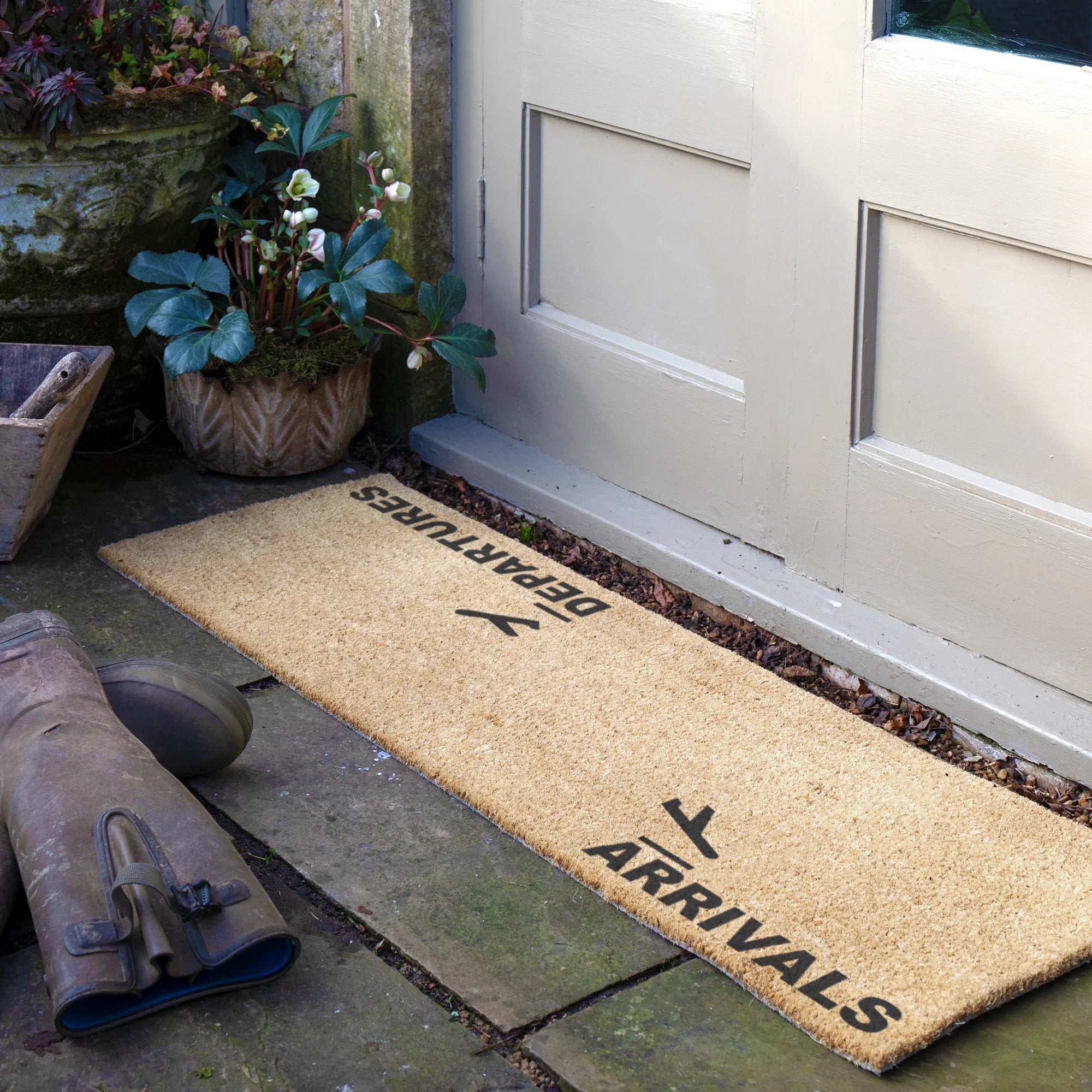 Arrivals Departures Doormat