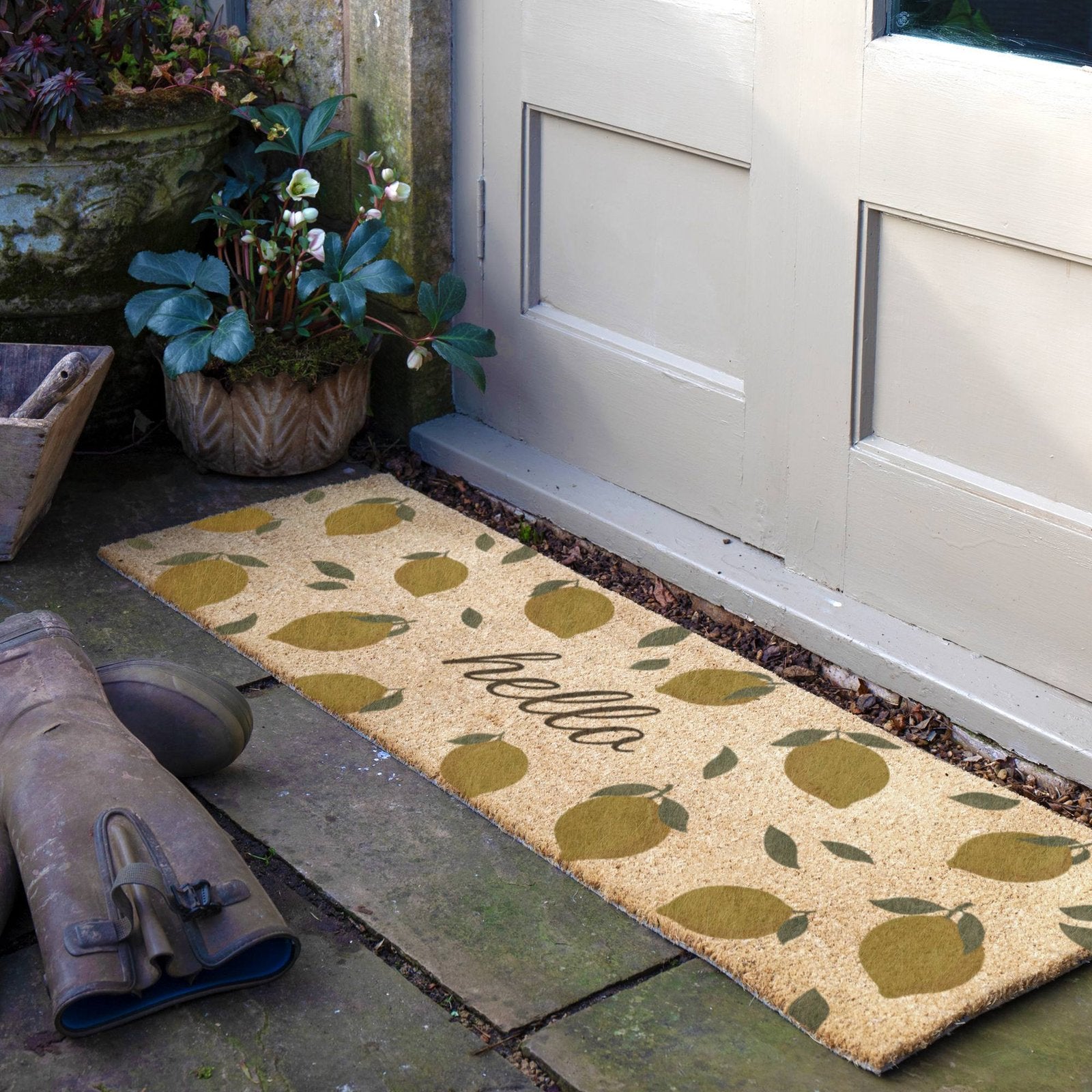 Hello Lemons Doormat