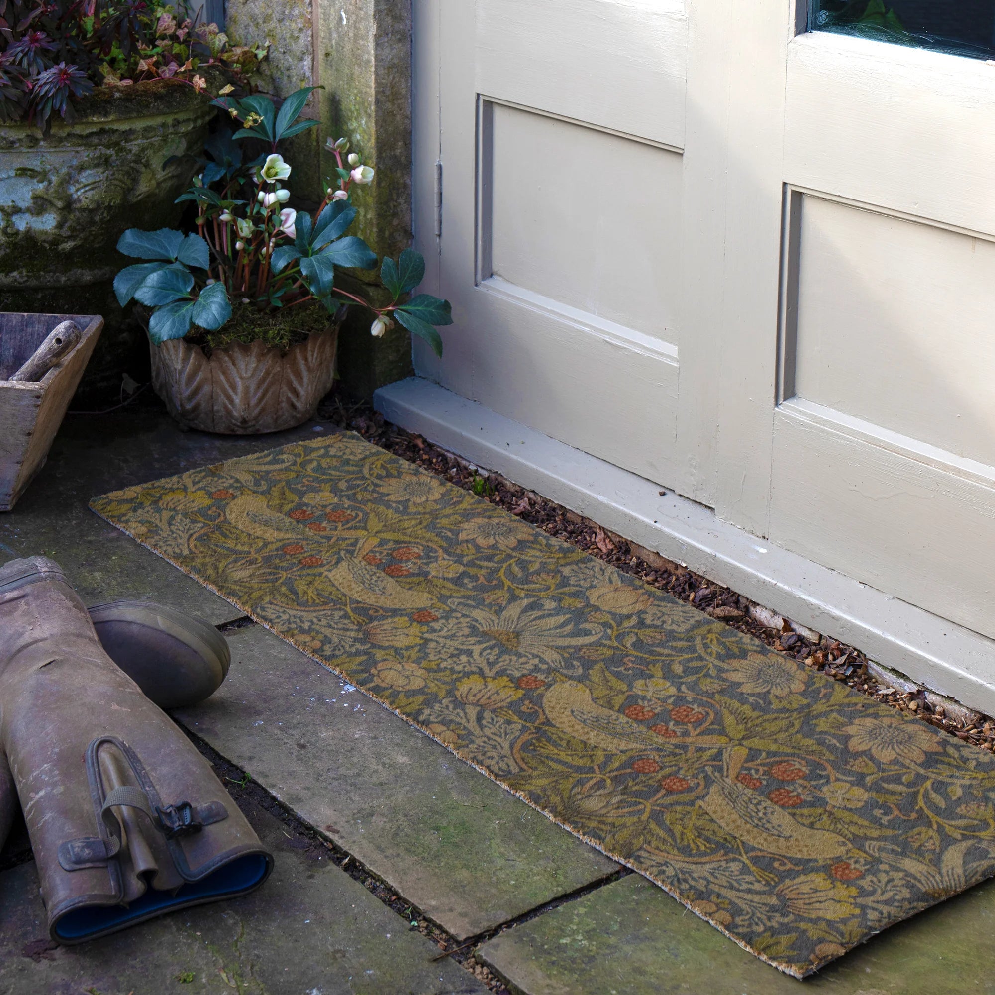 Strawberry Thief William Morris Doormat