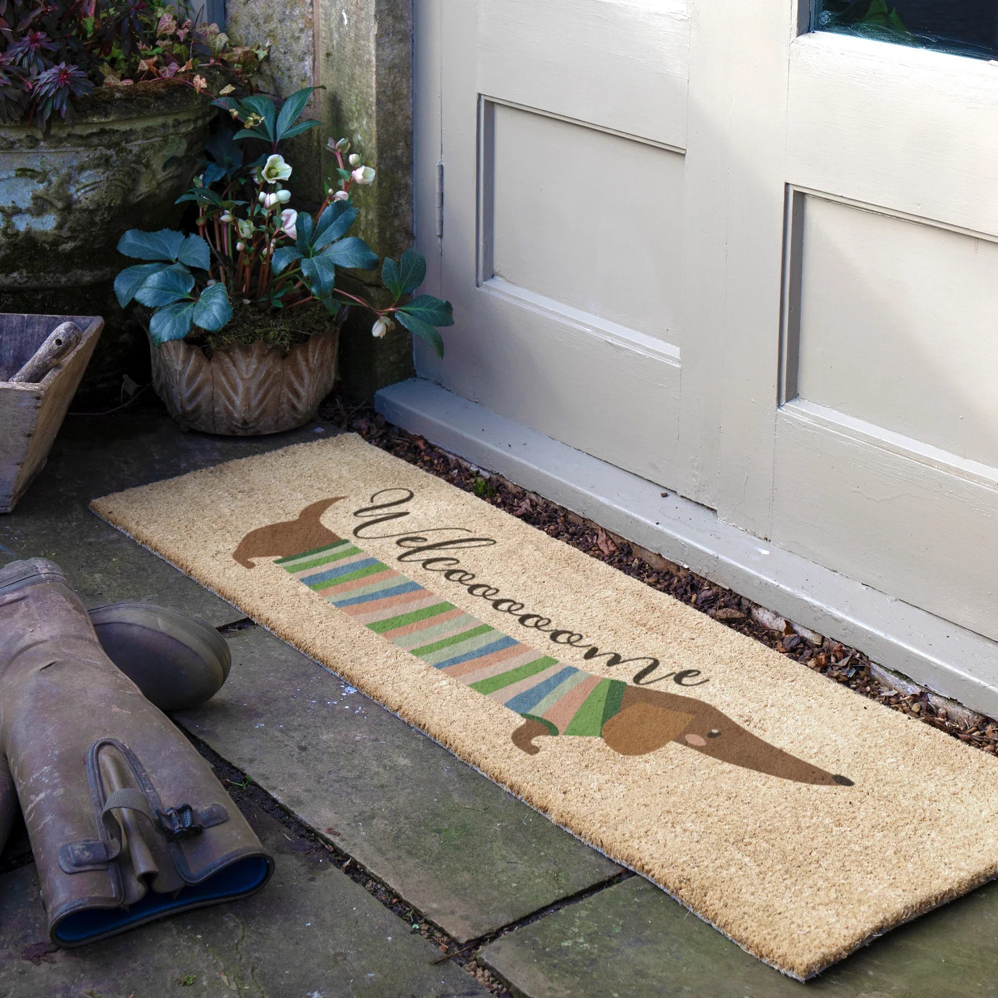 Welcome Sausage Dog Doormat