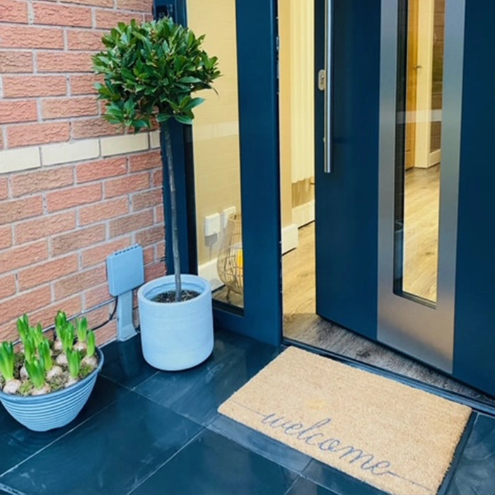 Curly Welcome Doormat