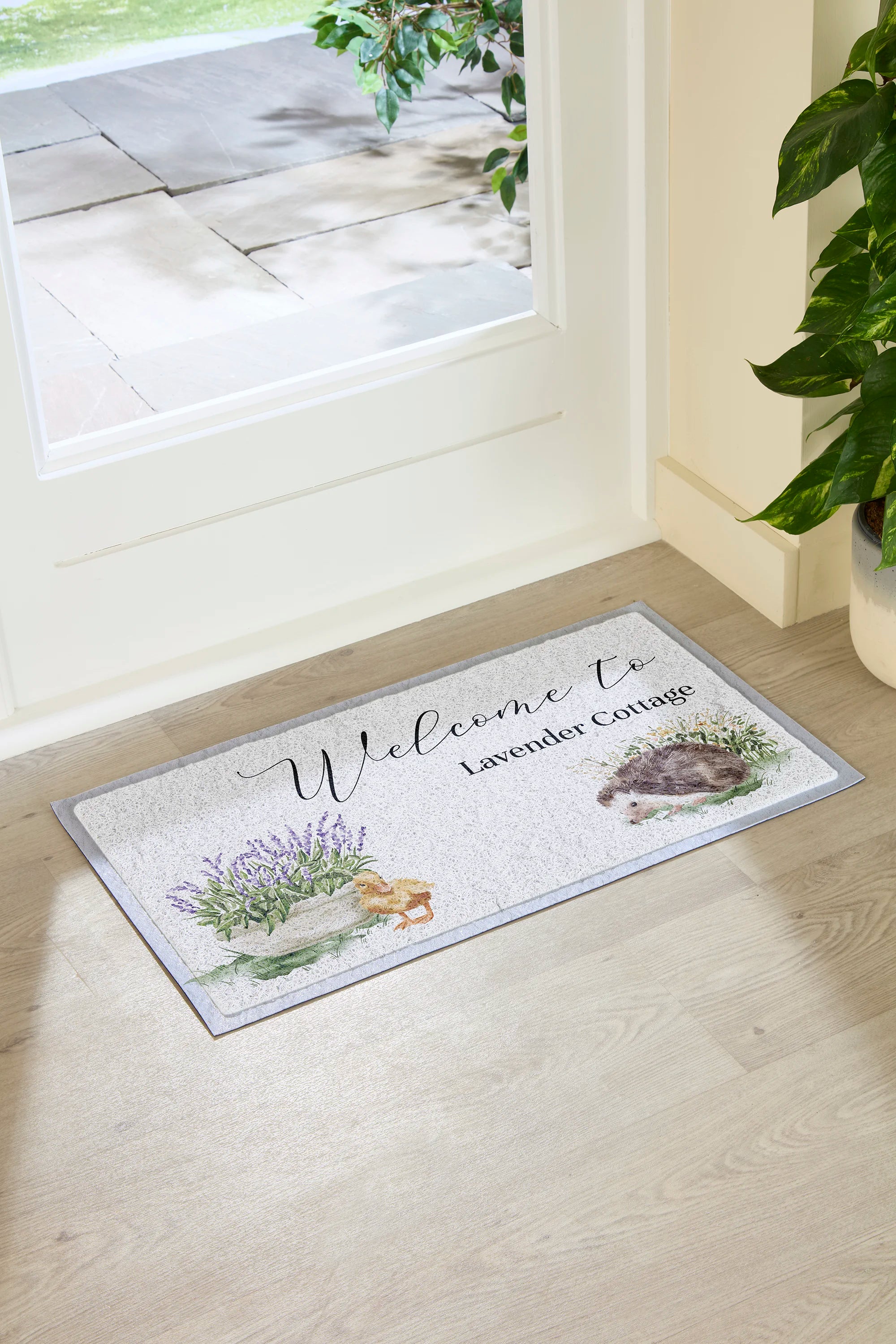 Personalised Hedgehog Doormat