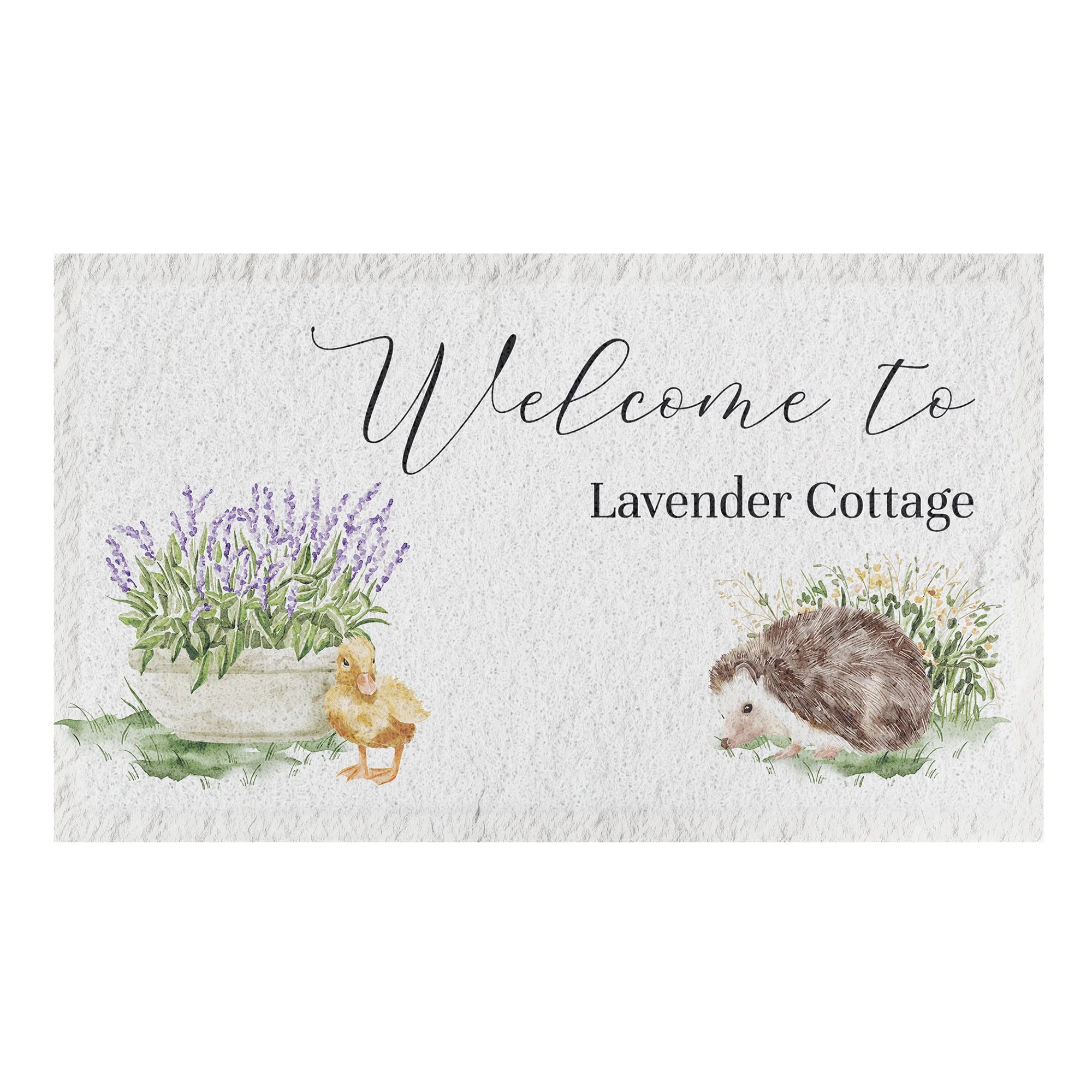 Personalised Hedgehog Doormat