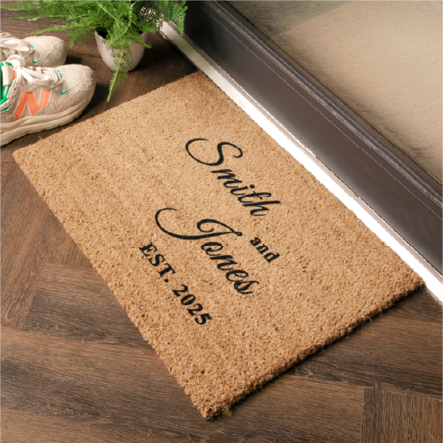 First Home Custom Doormat