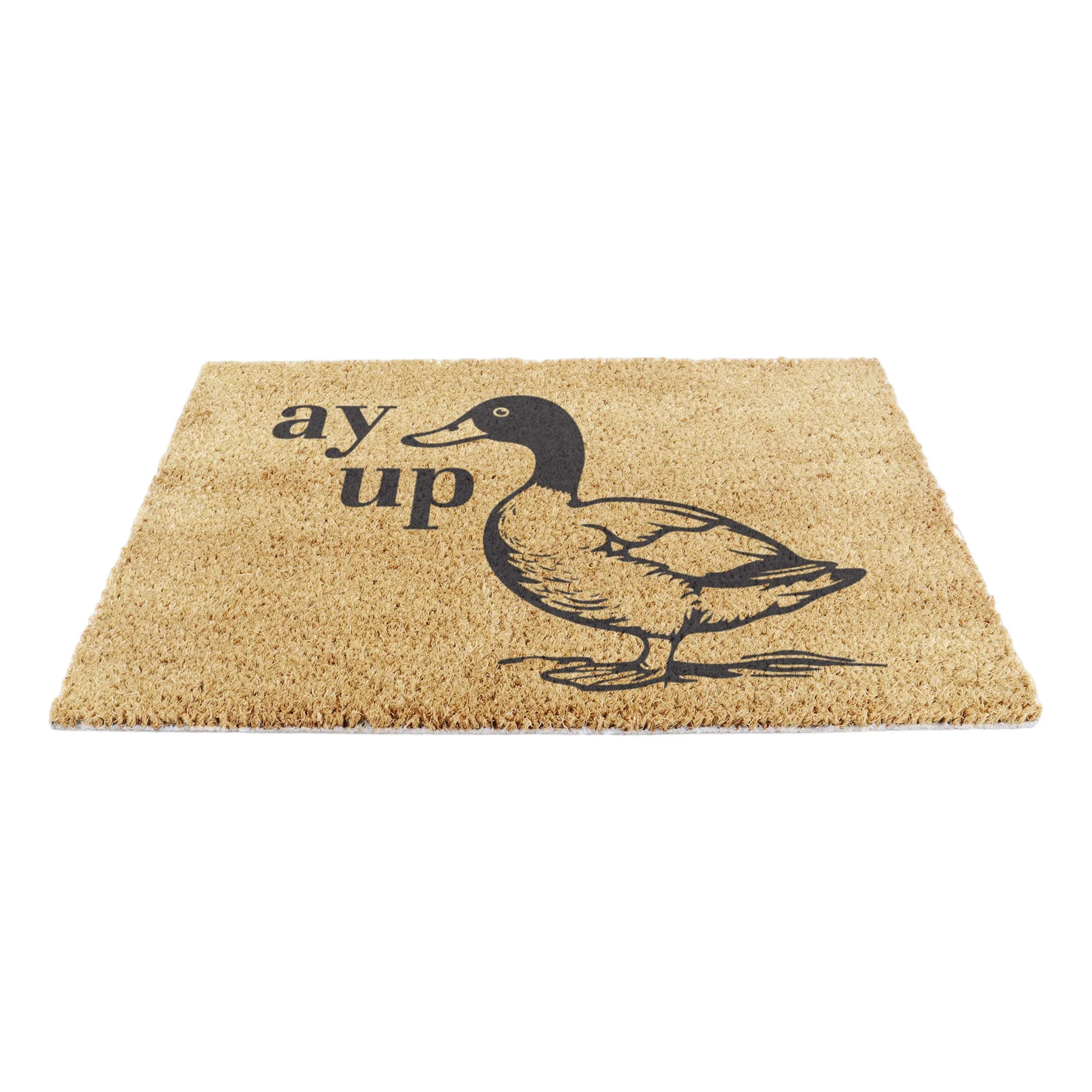 Ay Up Duck Doormat