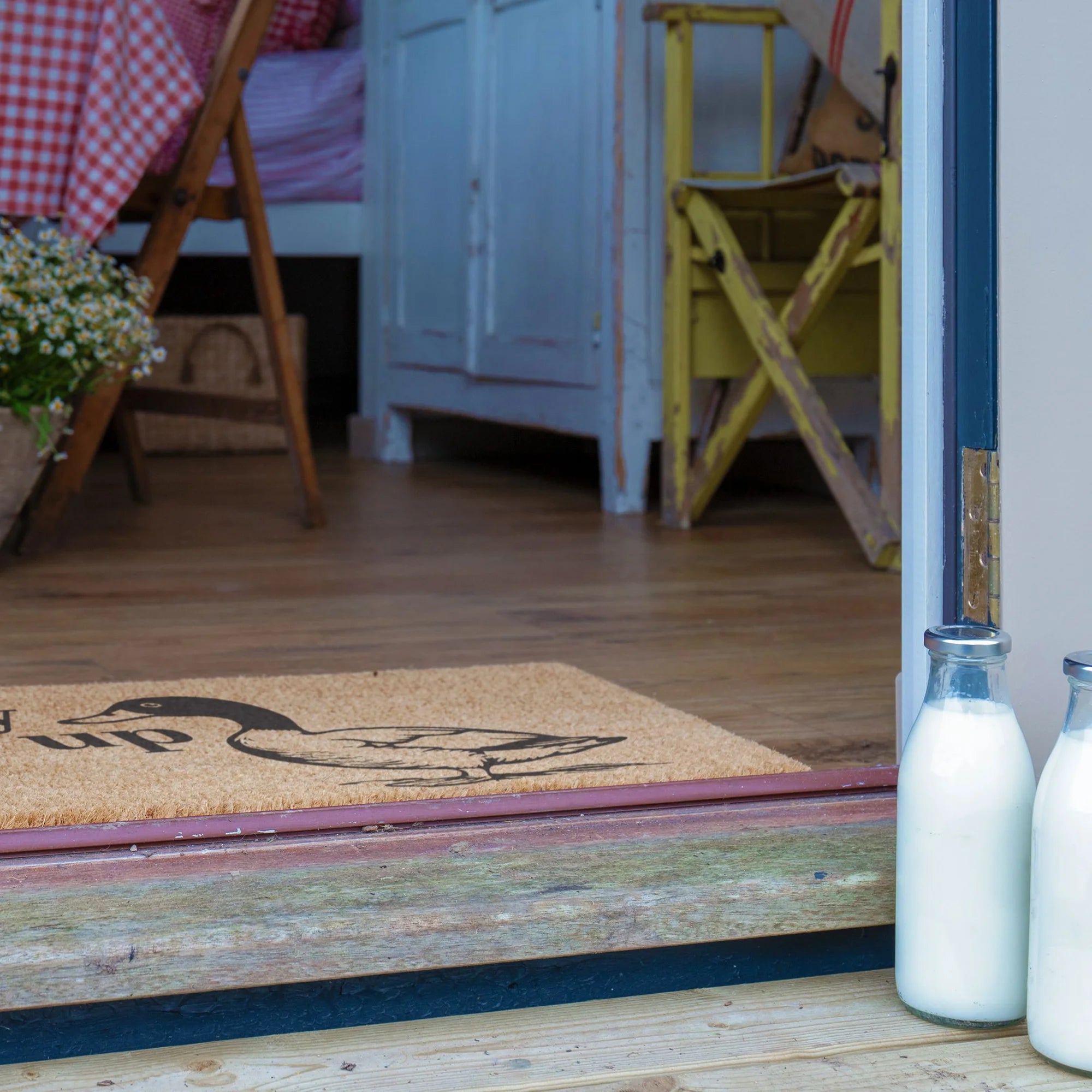 Ay Up Duck Doormat