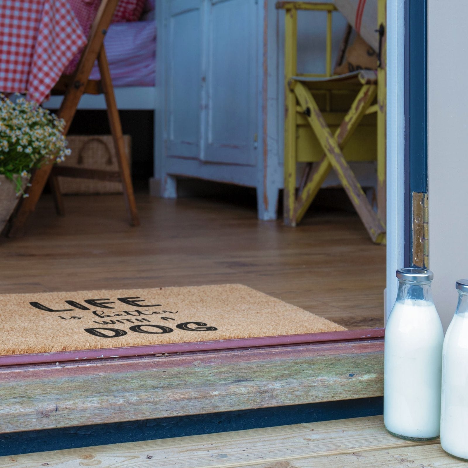 Life Is Better With A Dog Doormat