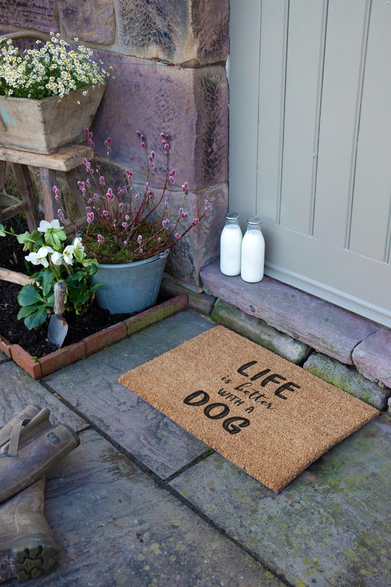 Life Is Better With A Dog Doormat