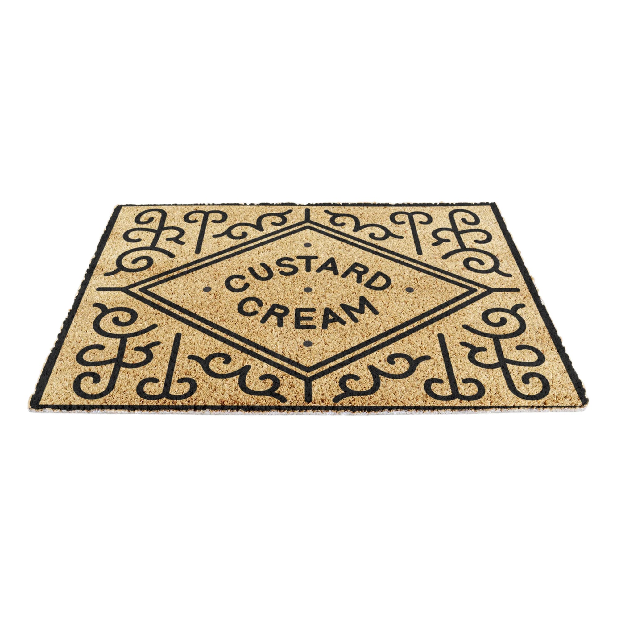 Custard Cream Coir Doormat