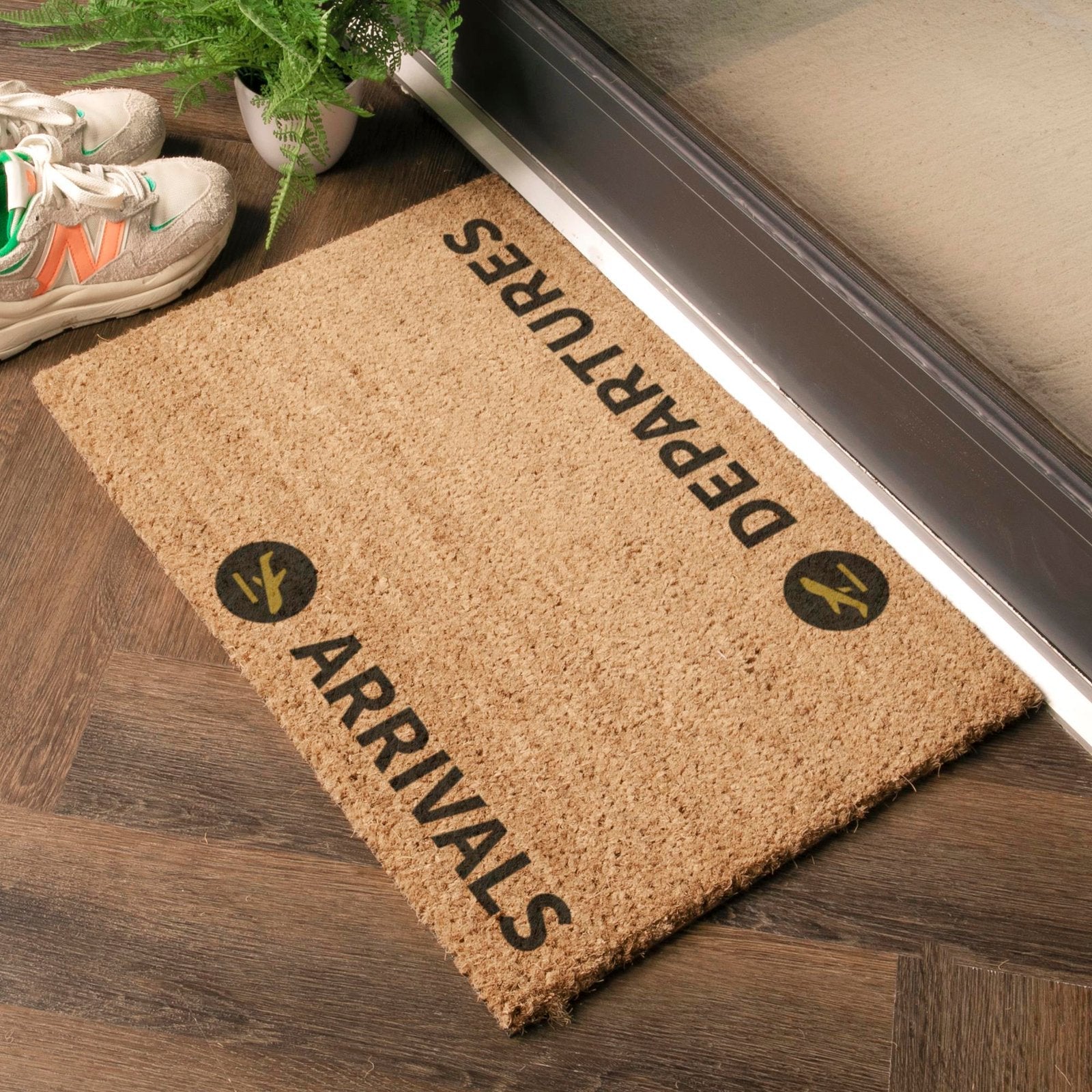 Arrivals & Departures Doormat