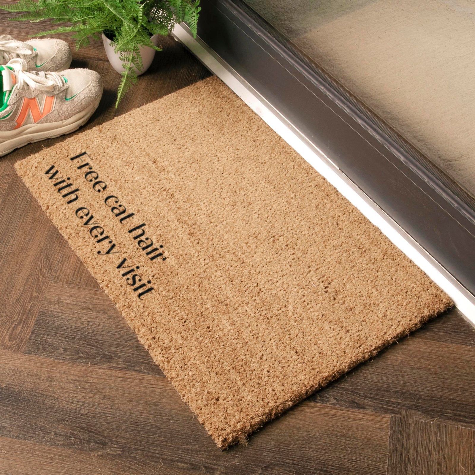 Free Cat Hair With Every Visit Doormat