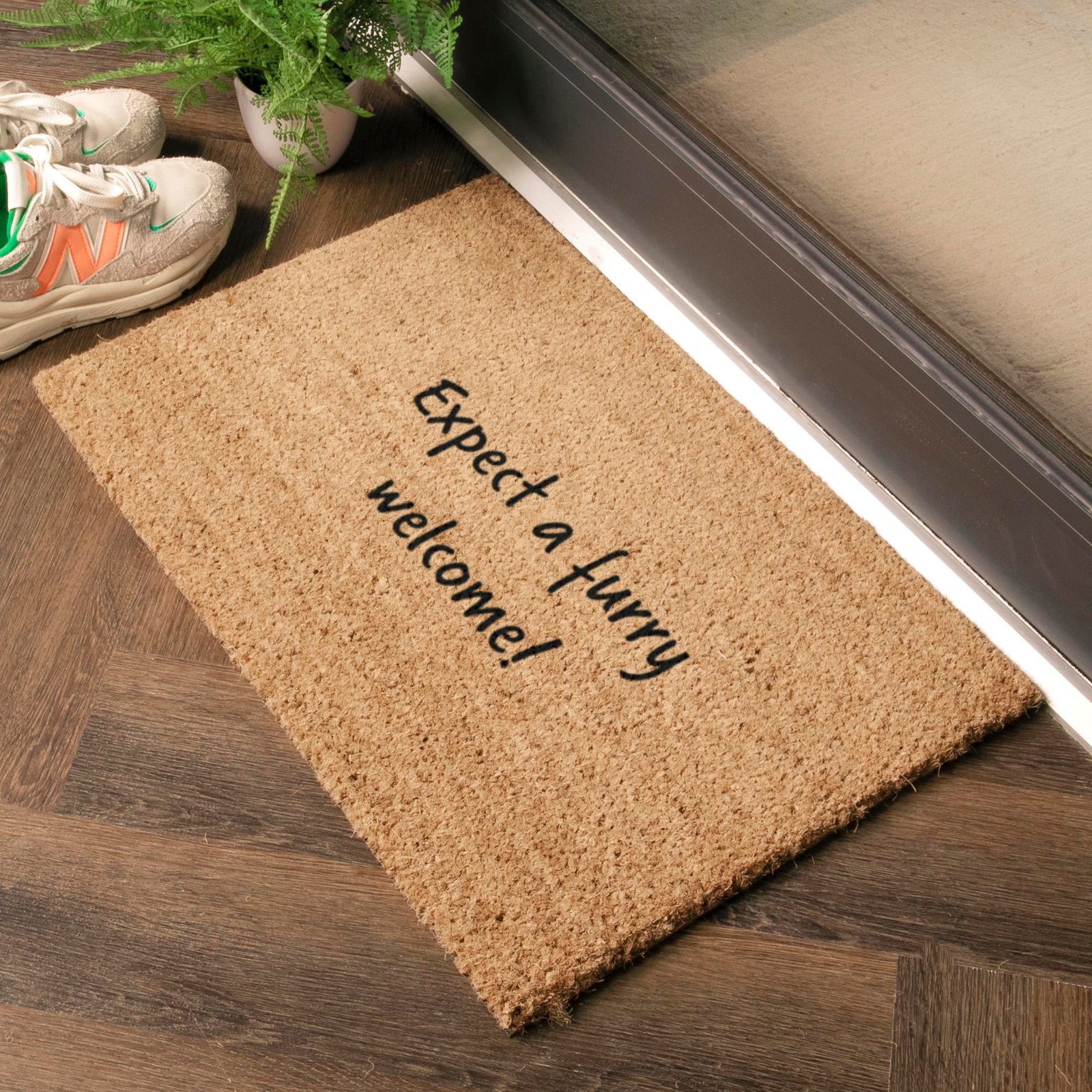 Expect a furry welcome Doormat