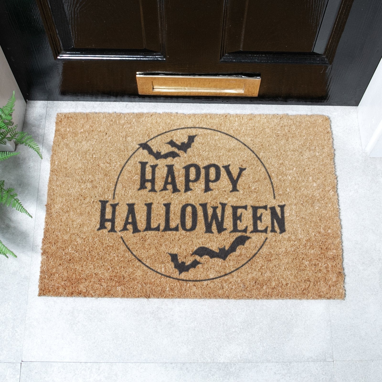 Happy Halloween Coir Doormat