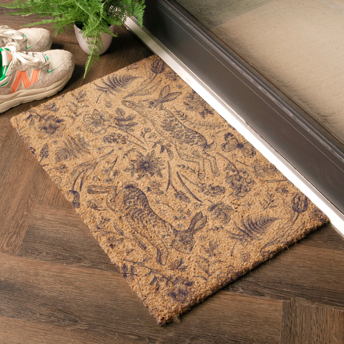 Hare Print Doormat