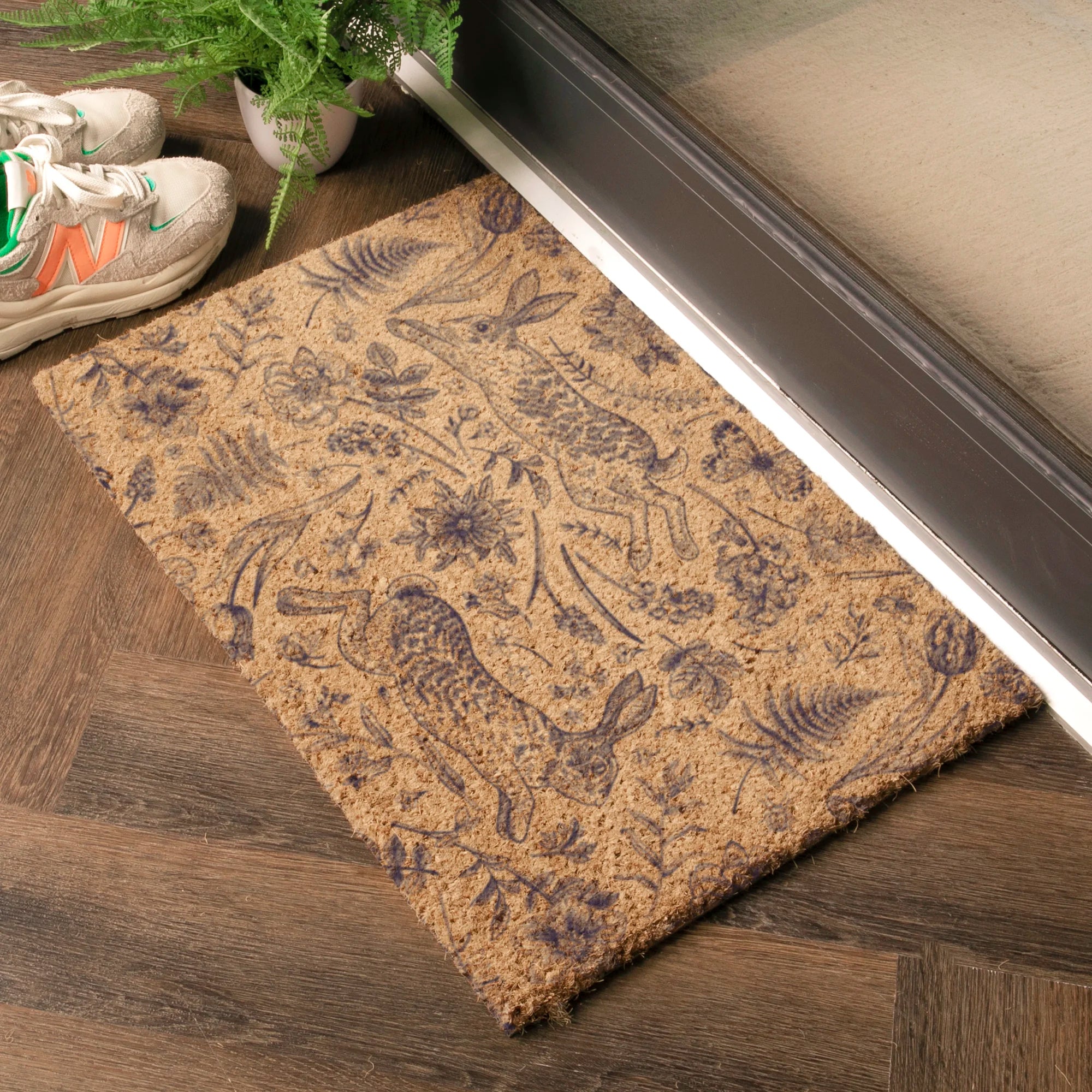 Hare Print Doormat
