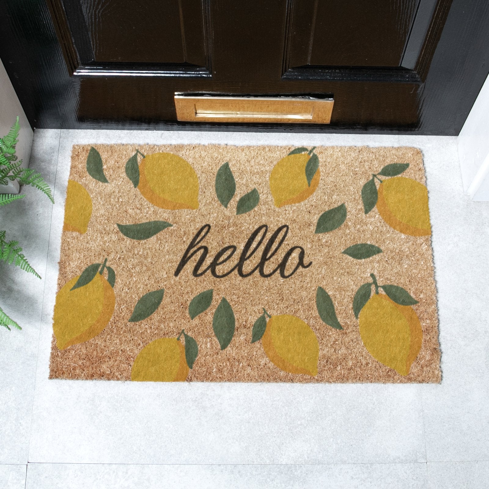 Hello Lemons Doormat