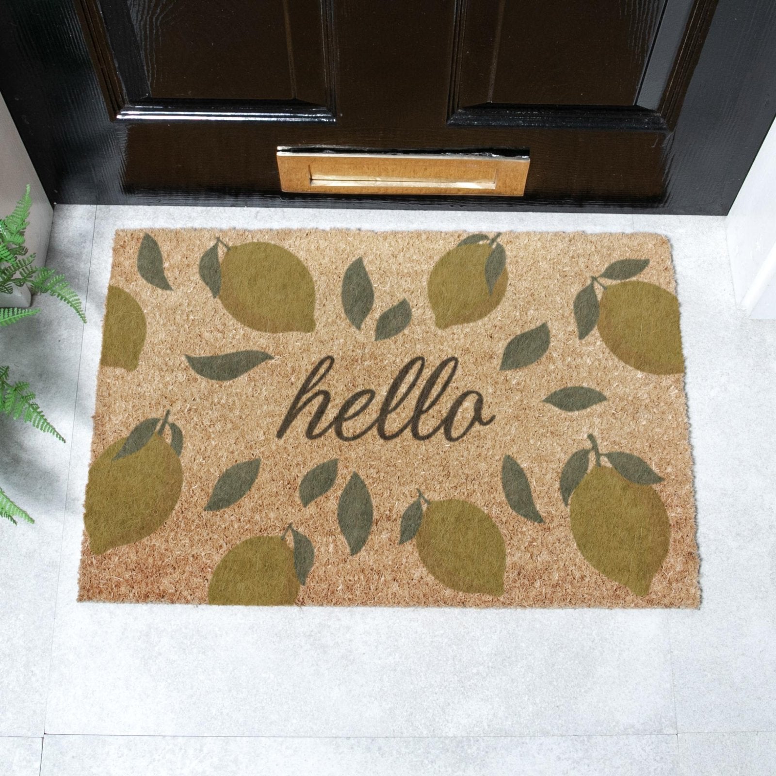 Hello Lemons Doormat
