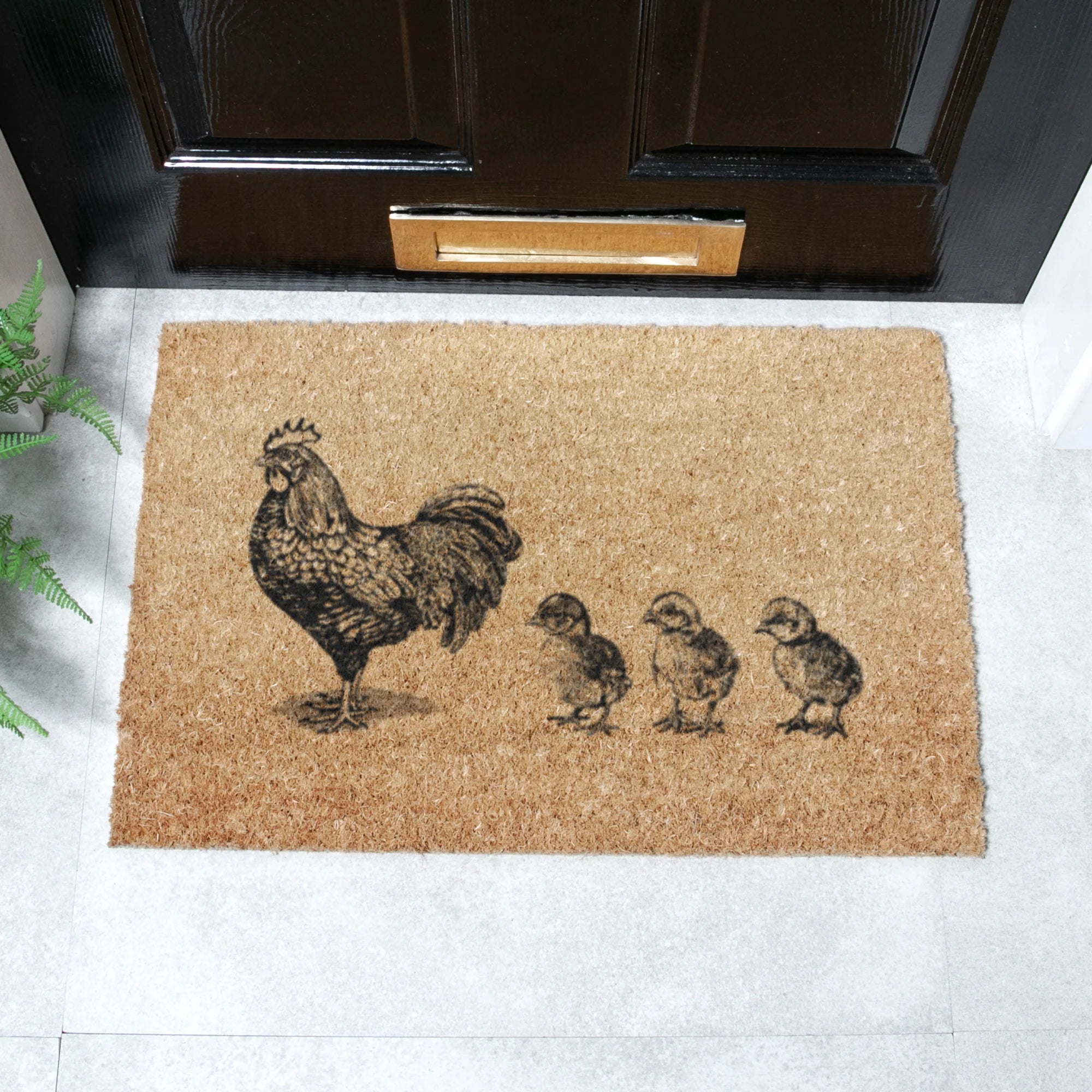 Chickens and Chicks Doormat