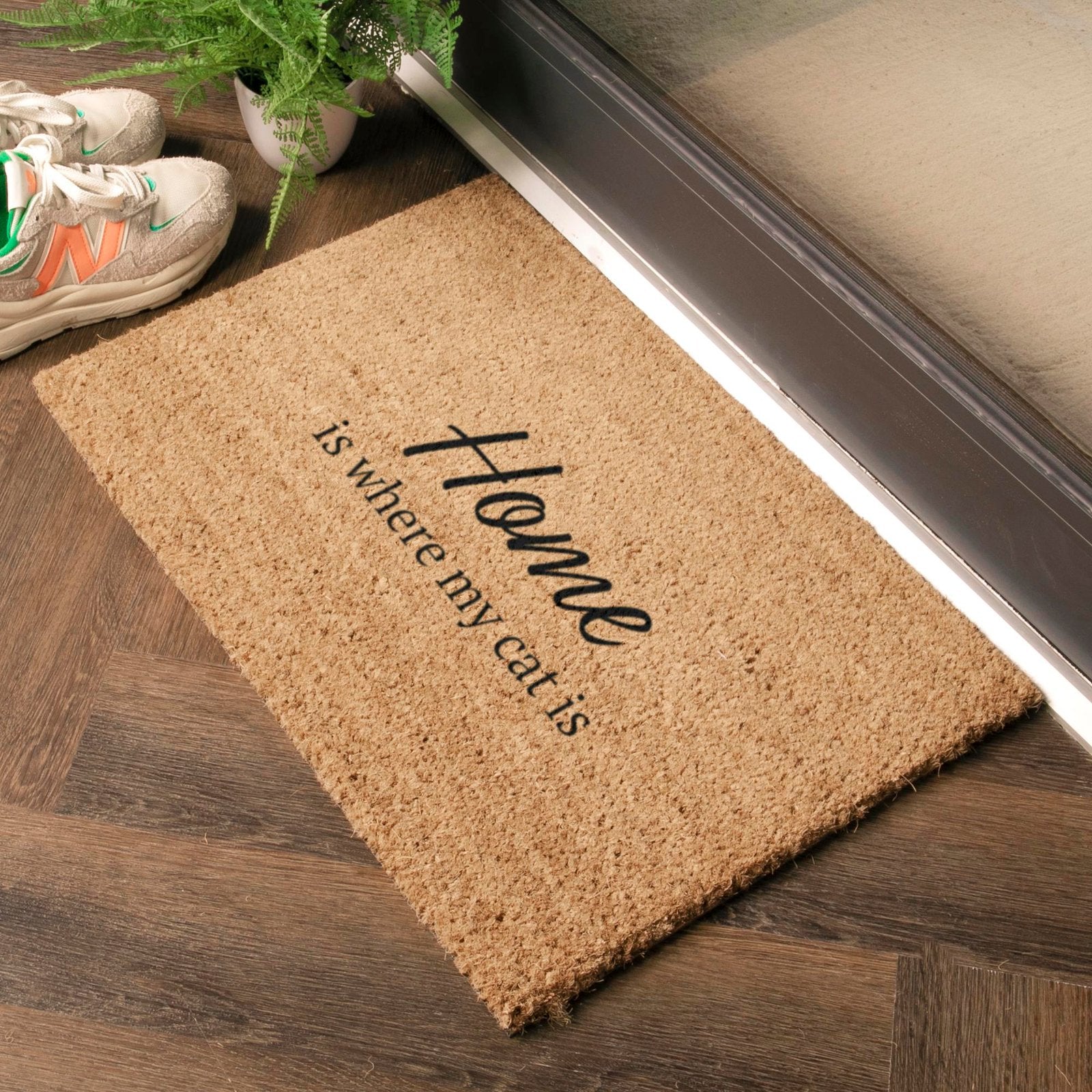 Home Is Where My Cat Is Doormat