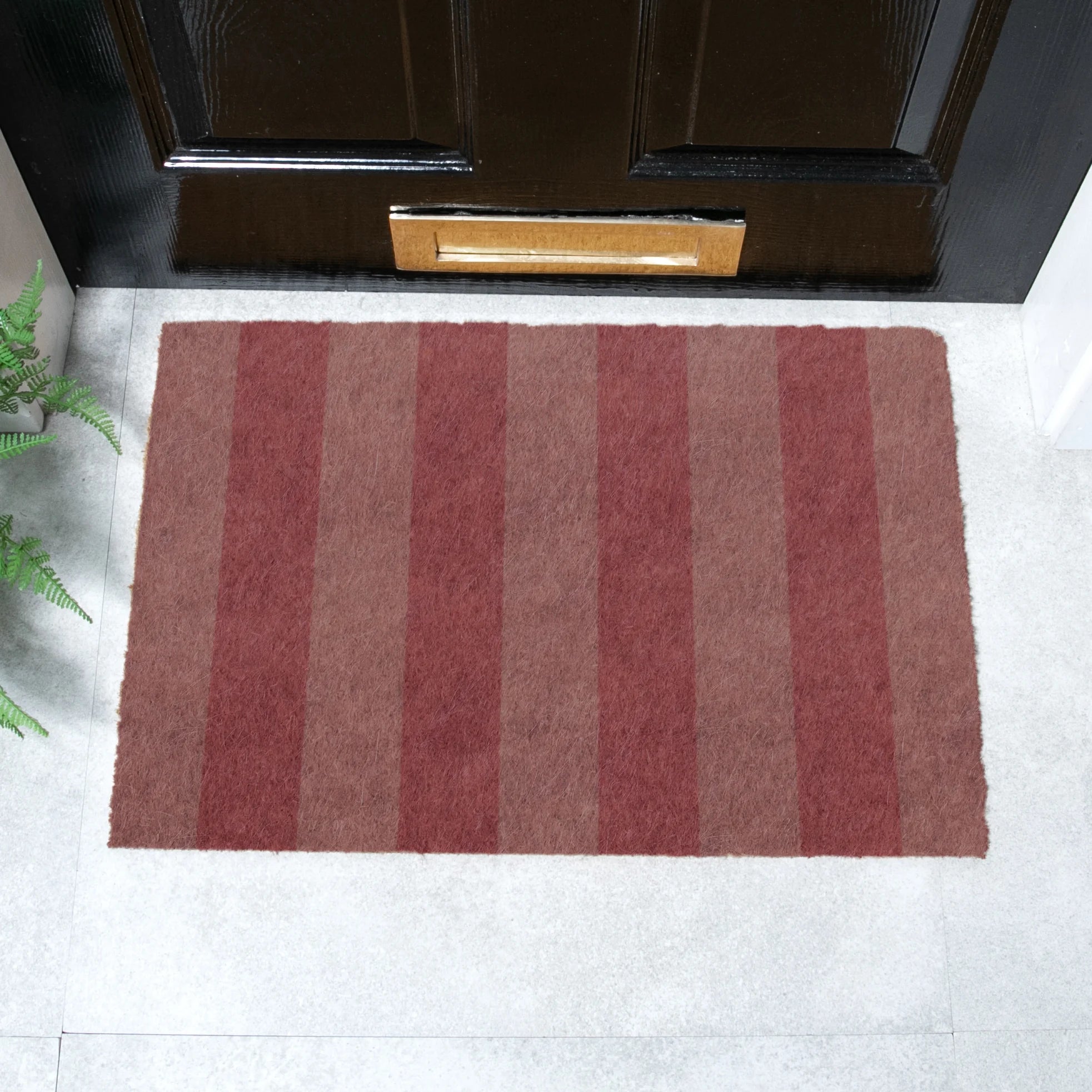 Pink Stripe Doormat