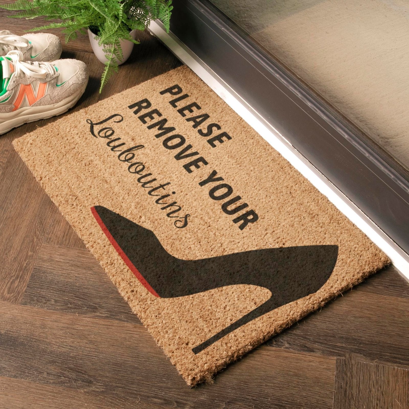 Please Remove Your Louboutins Doormat
