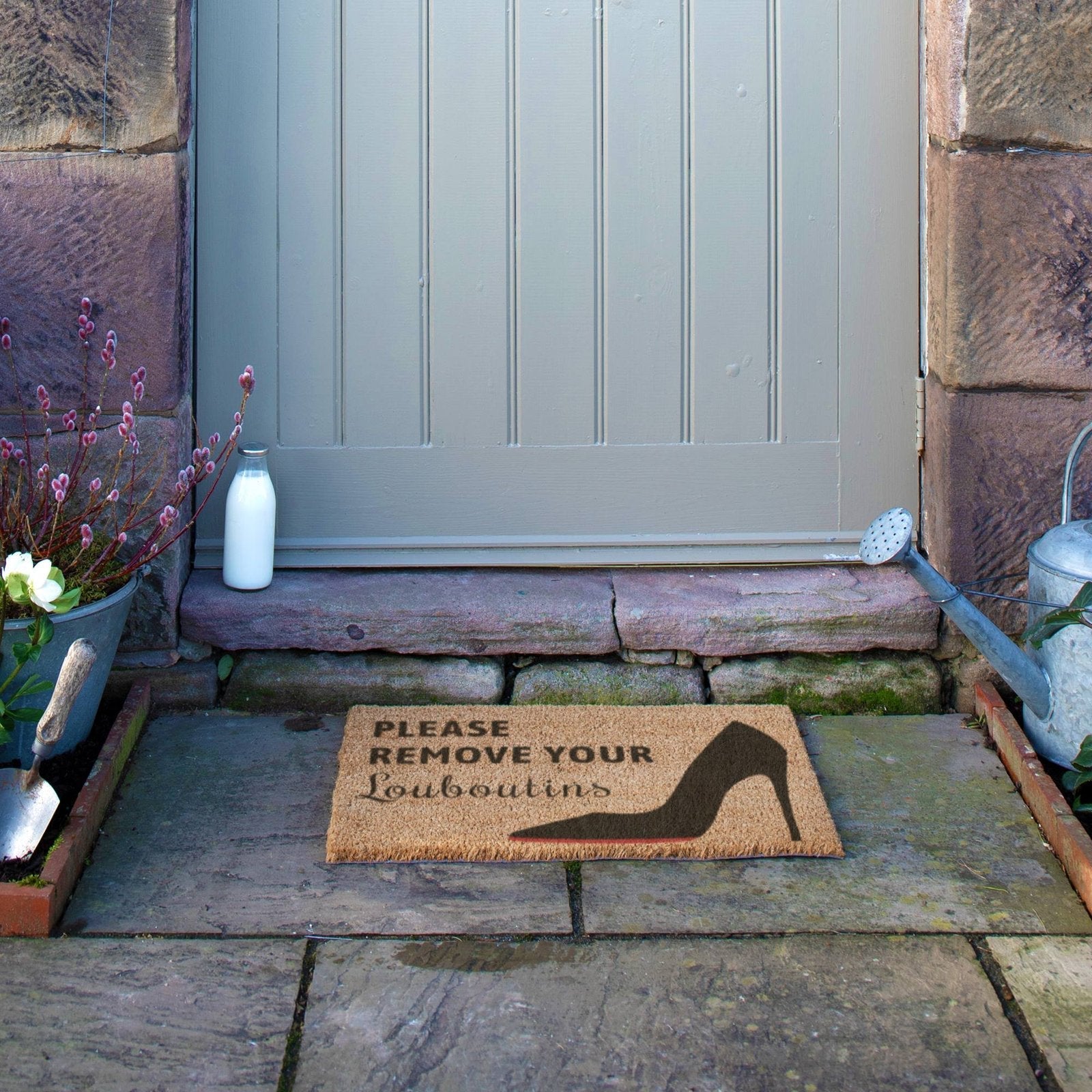 Please Remove Your Louboutins Doormat