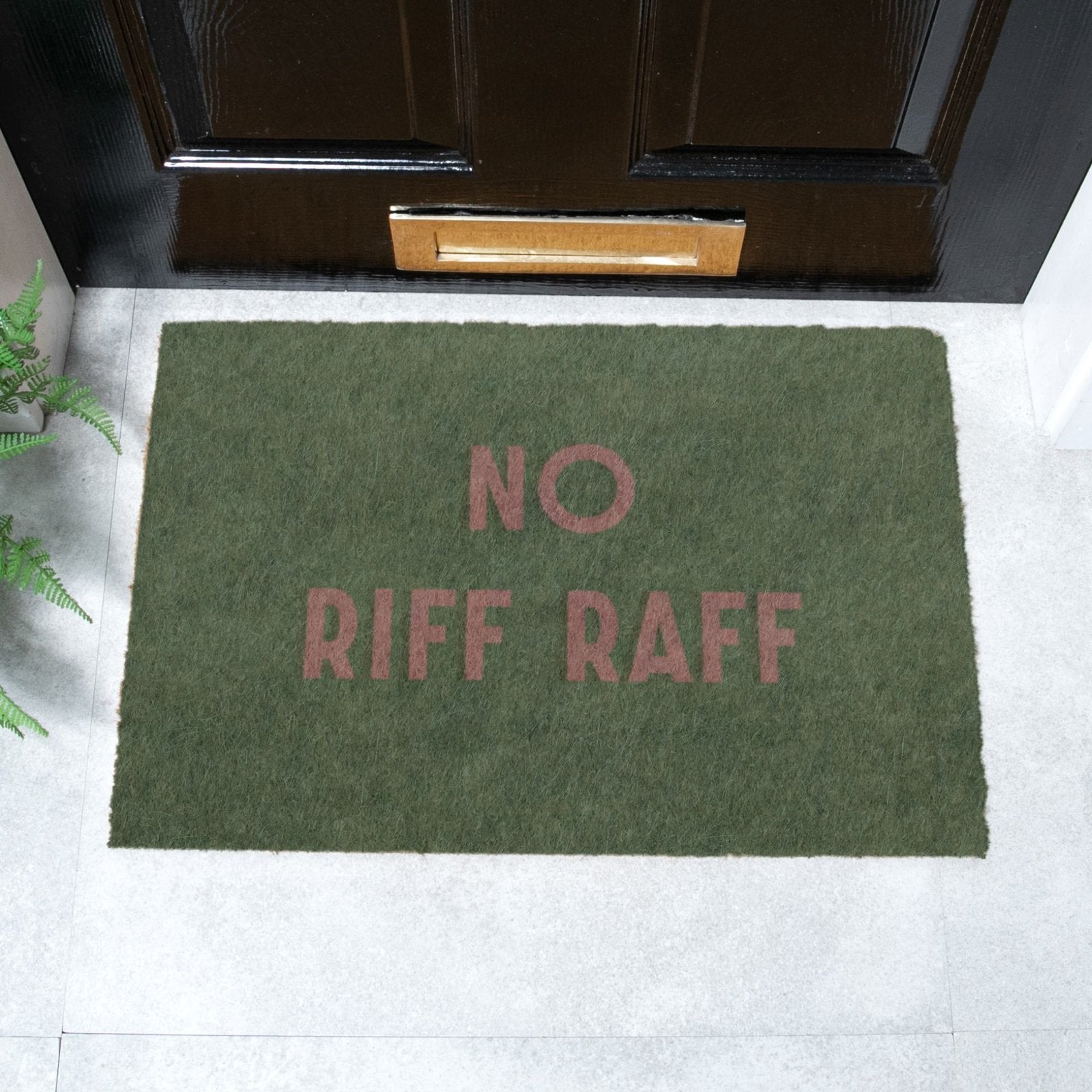 No Riff Raff Doormat