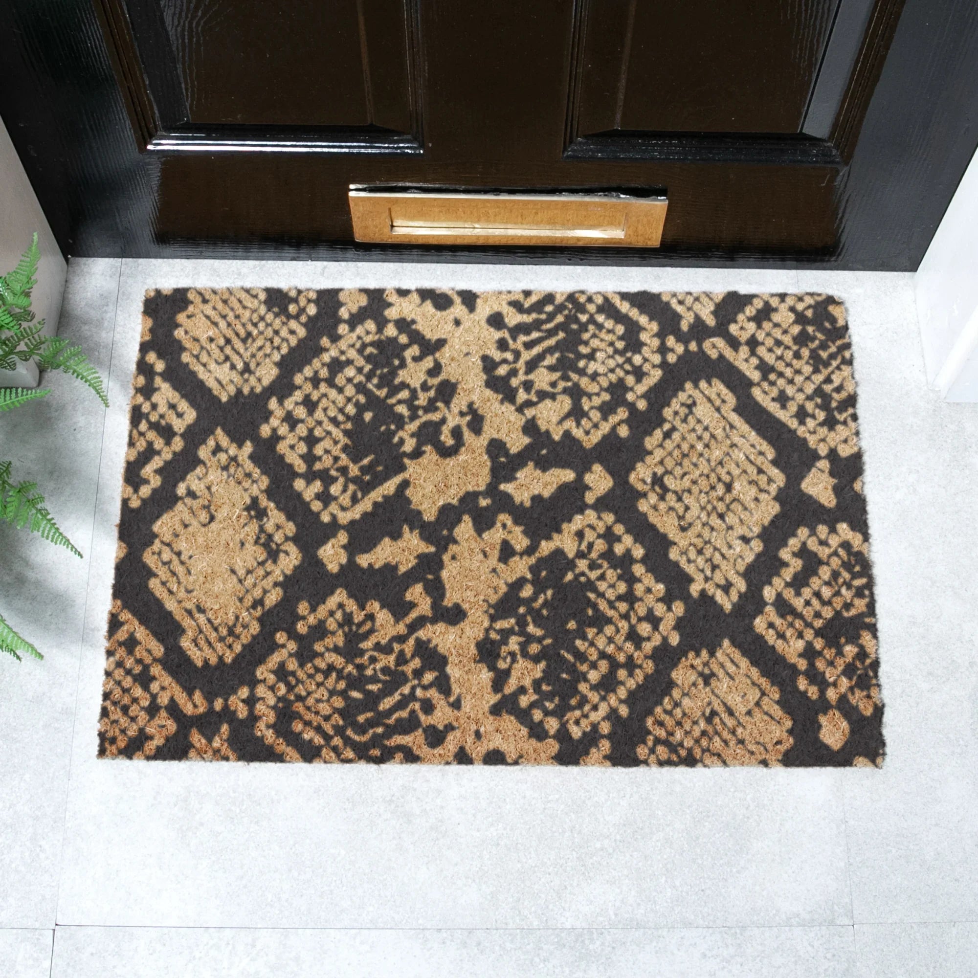 Snake Print Doormat