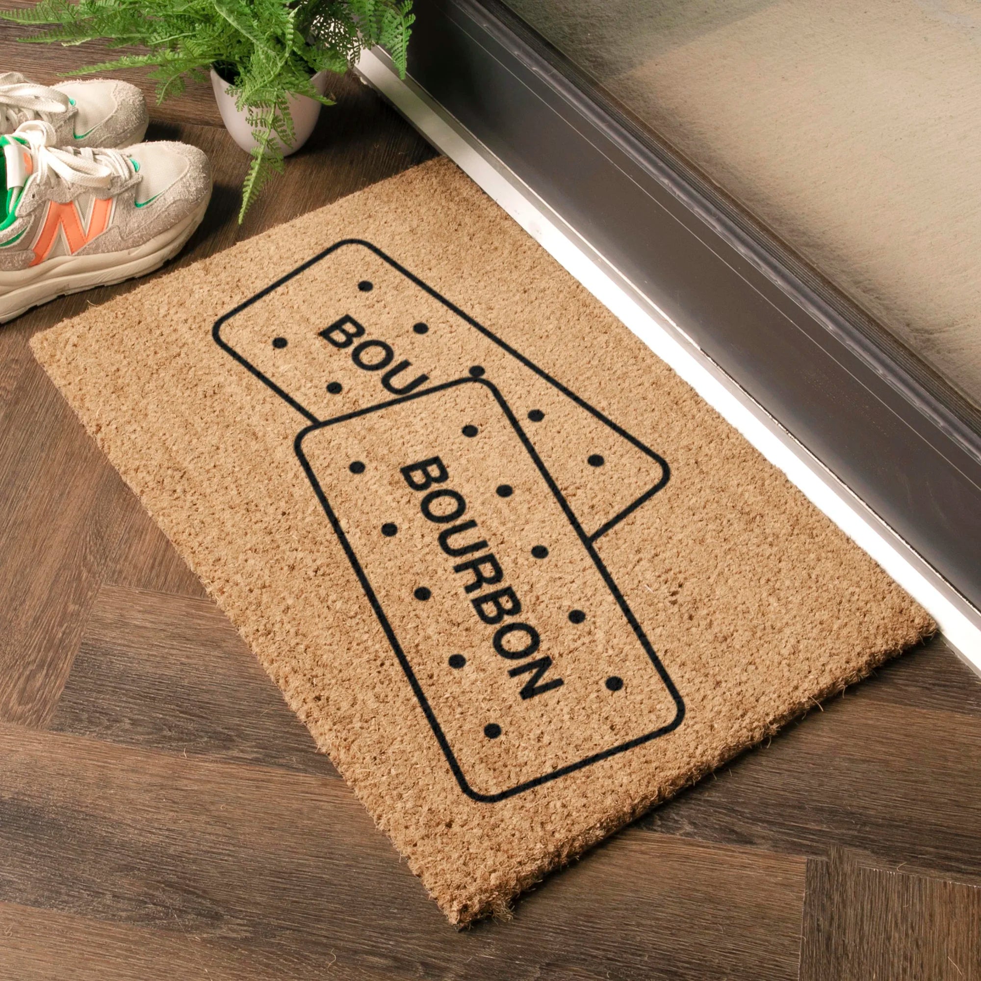 Bourbon Biscuit Coir Doormat