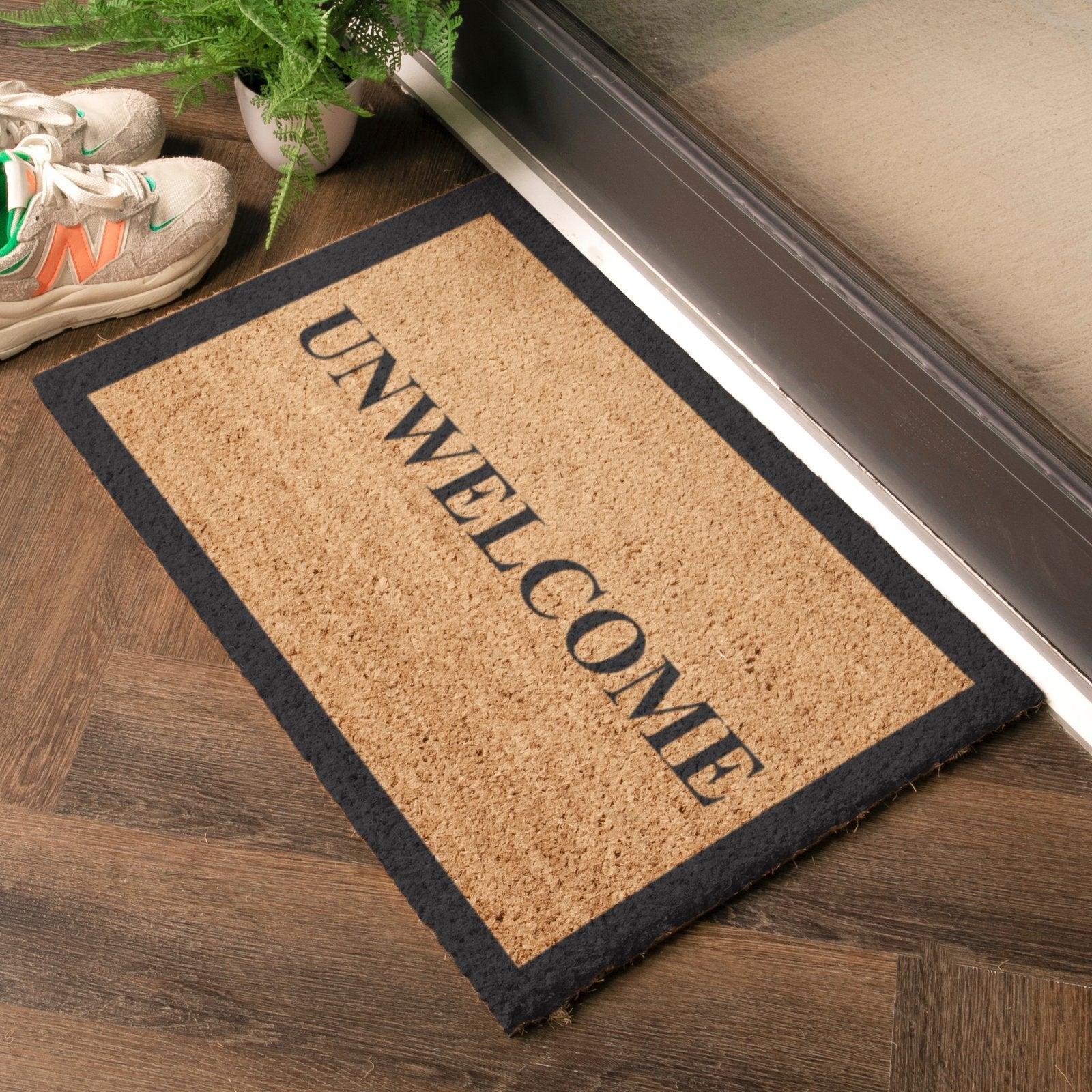 Unwelcome Coir Doormat