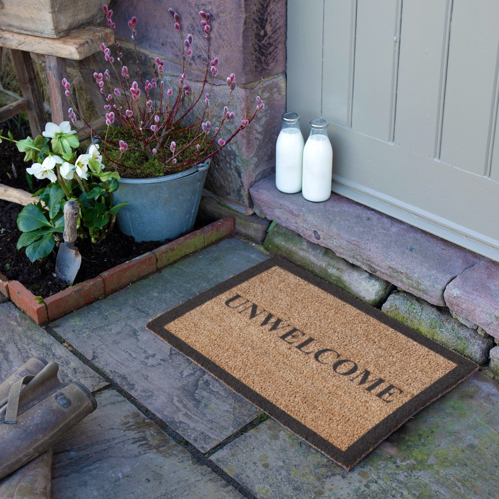 Unwelcome Coir Doormat