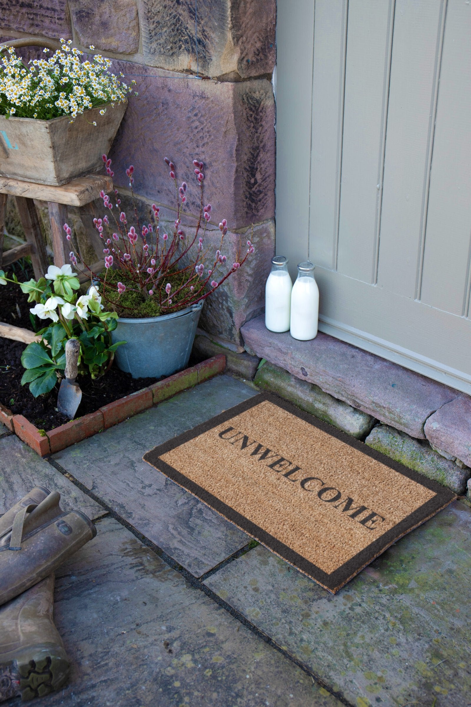 Unwelcome Coir Doormat
