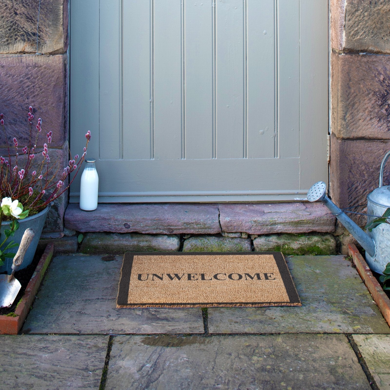 Unwelcome Coir Doormat
