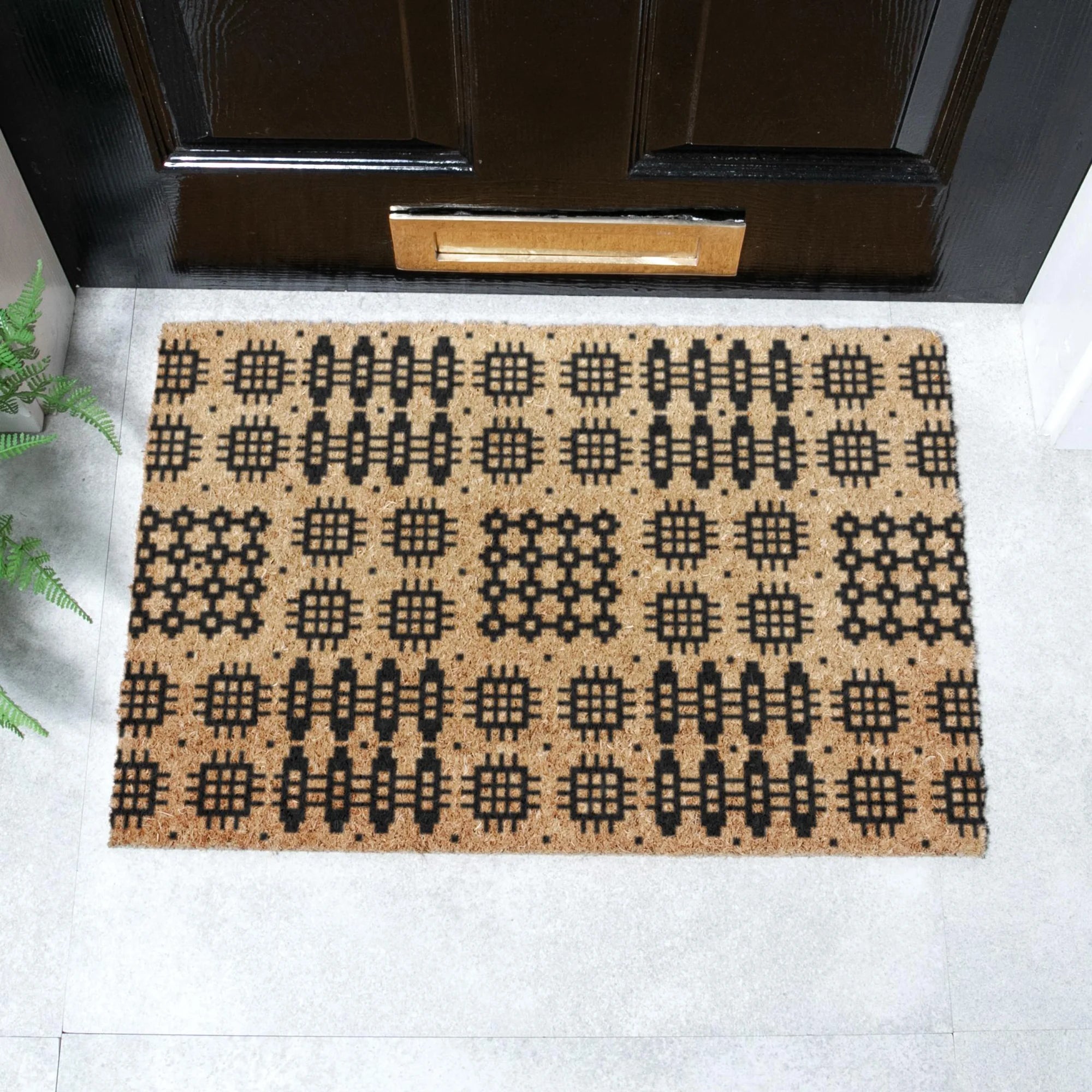 Welsh Tapestry Pattern Doormat