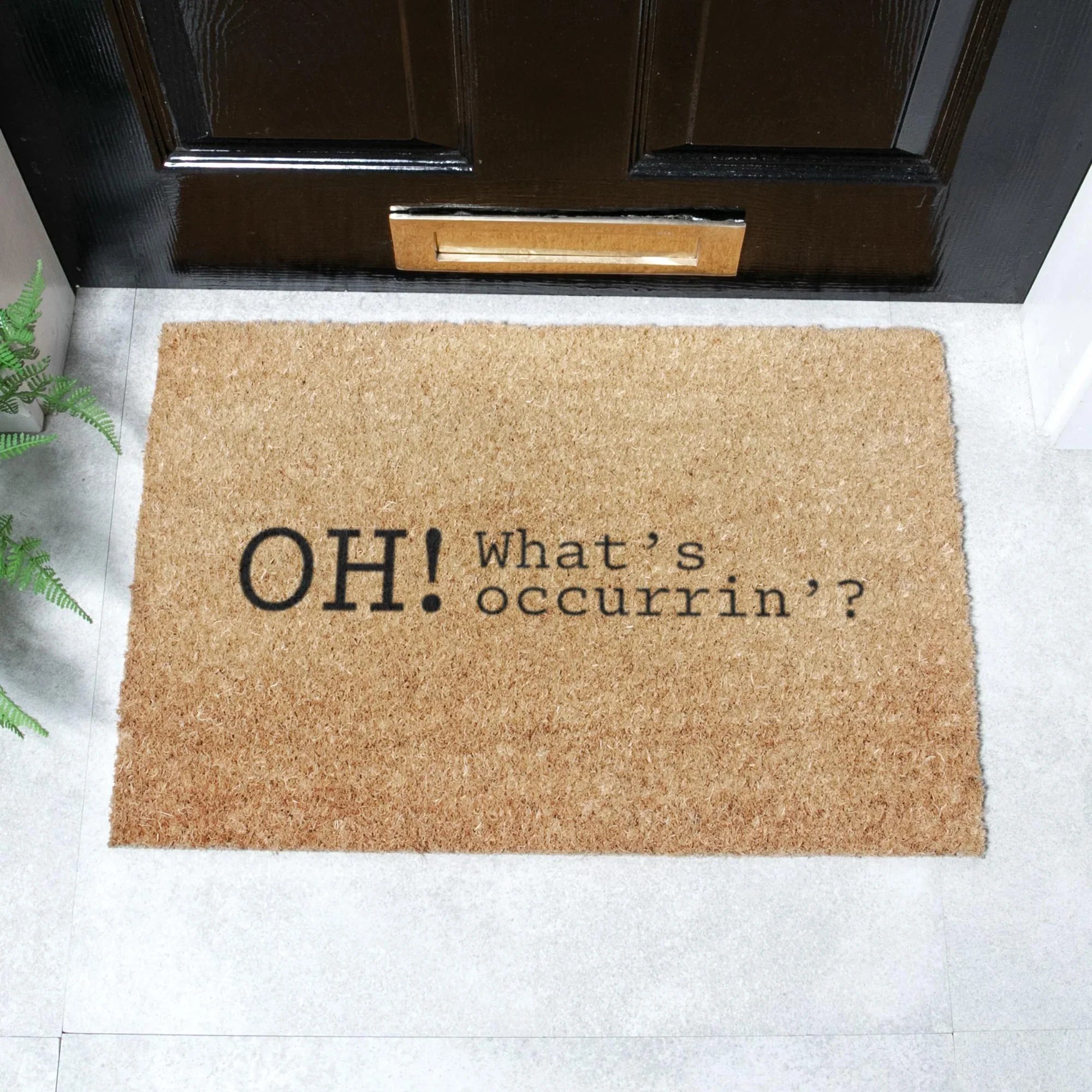 Oh What's Occurin Doormat