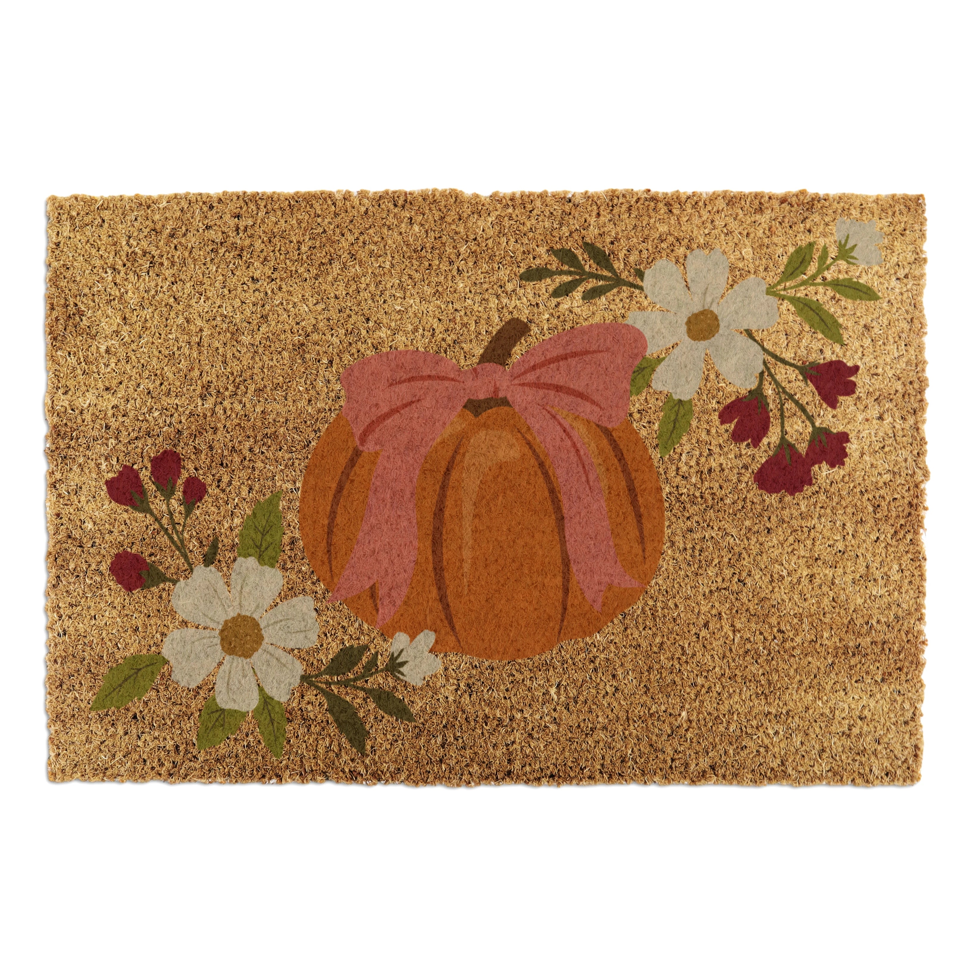 Pumpkin Bow Doormat (60x40cm)