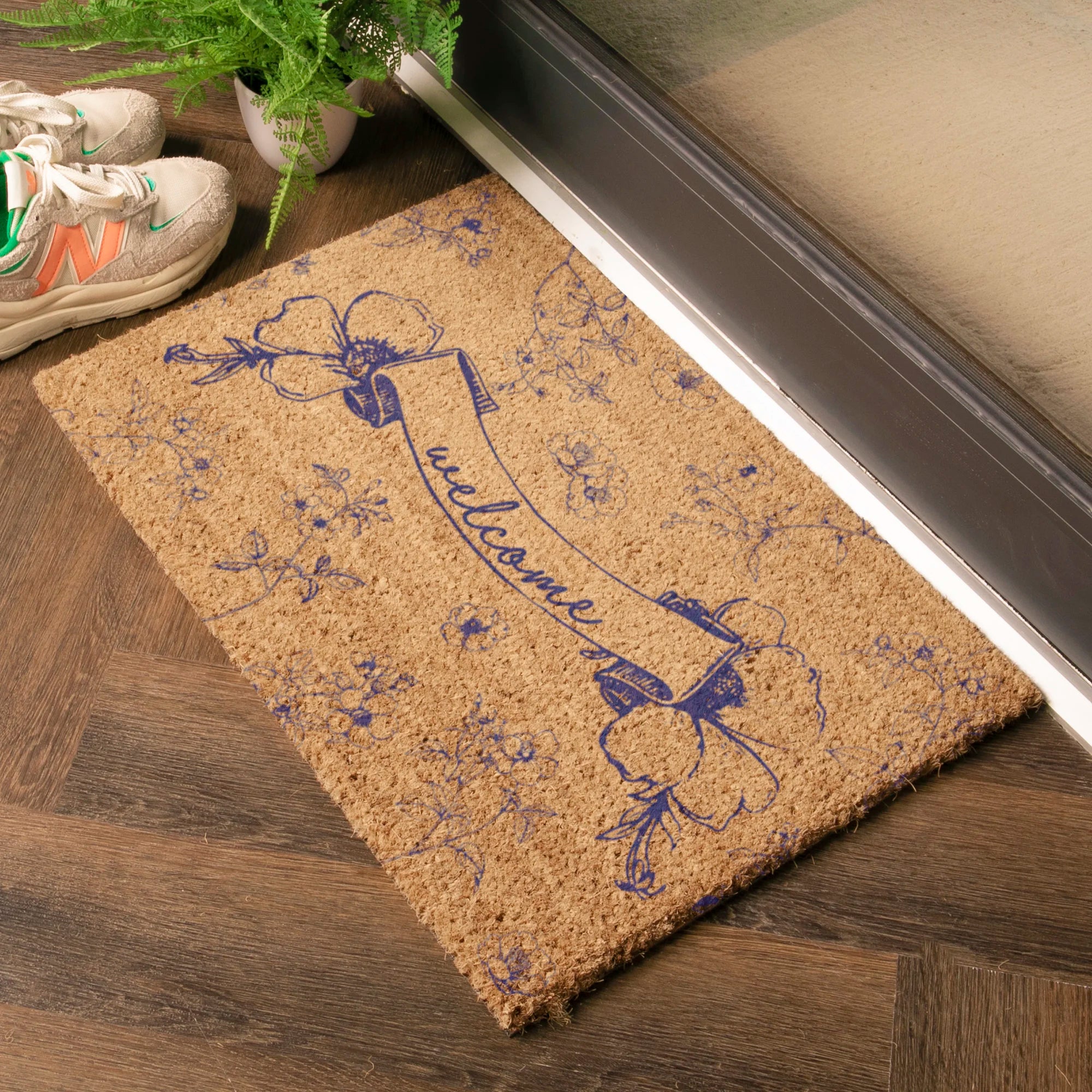 Welcome Chinoiserie Doormat