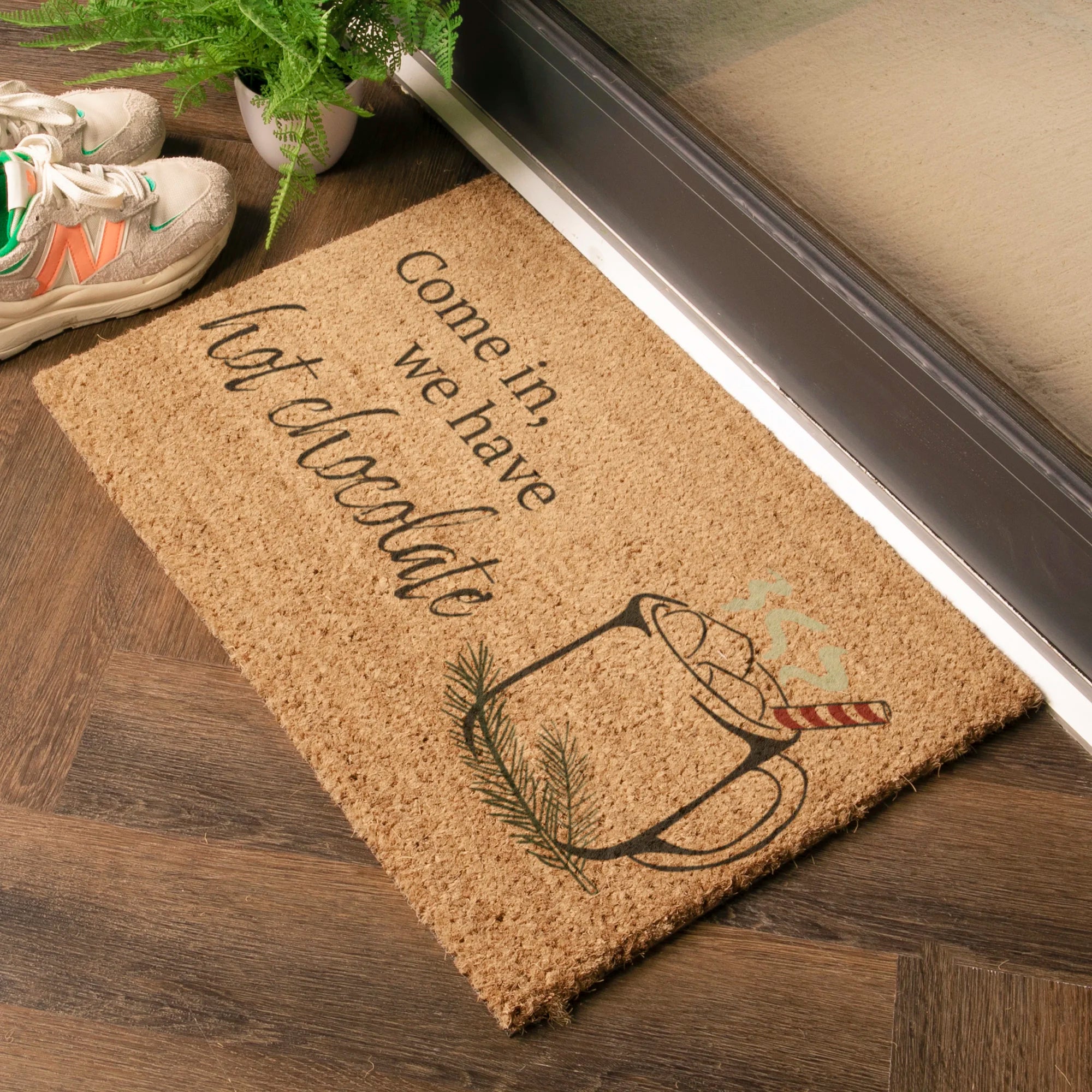 Come In, We Have Hot Chocolate Doormat