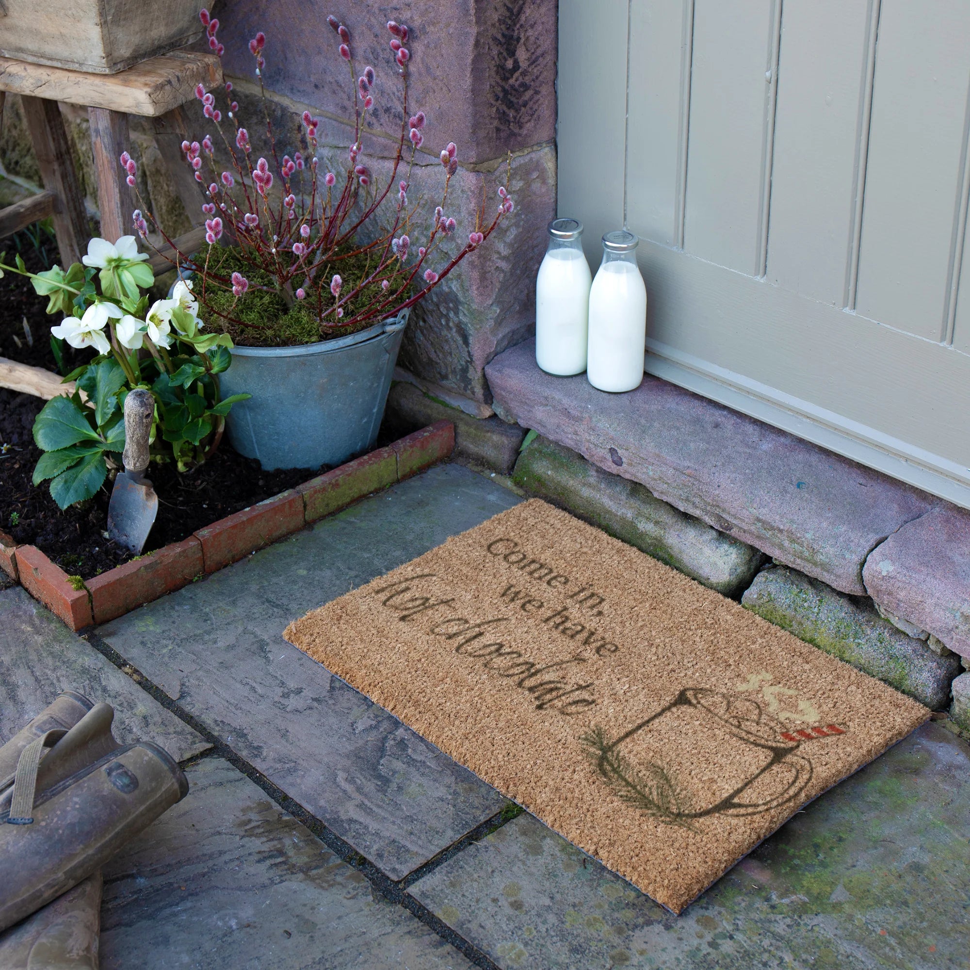 Come In, We Have Hot Chocolate Doormat