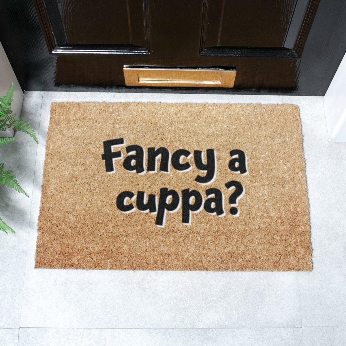 Fancy A Cuppa Doormat
