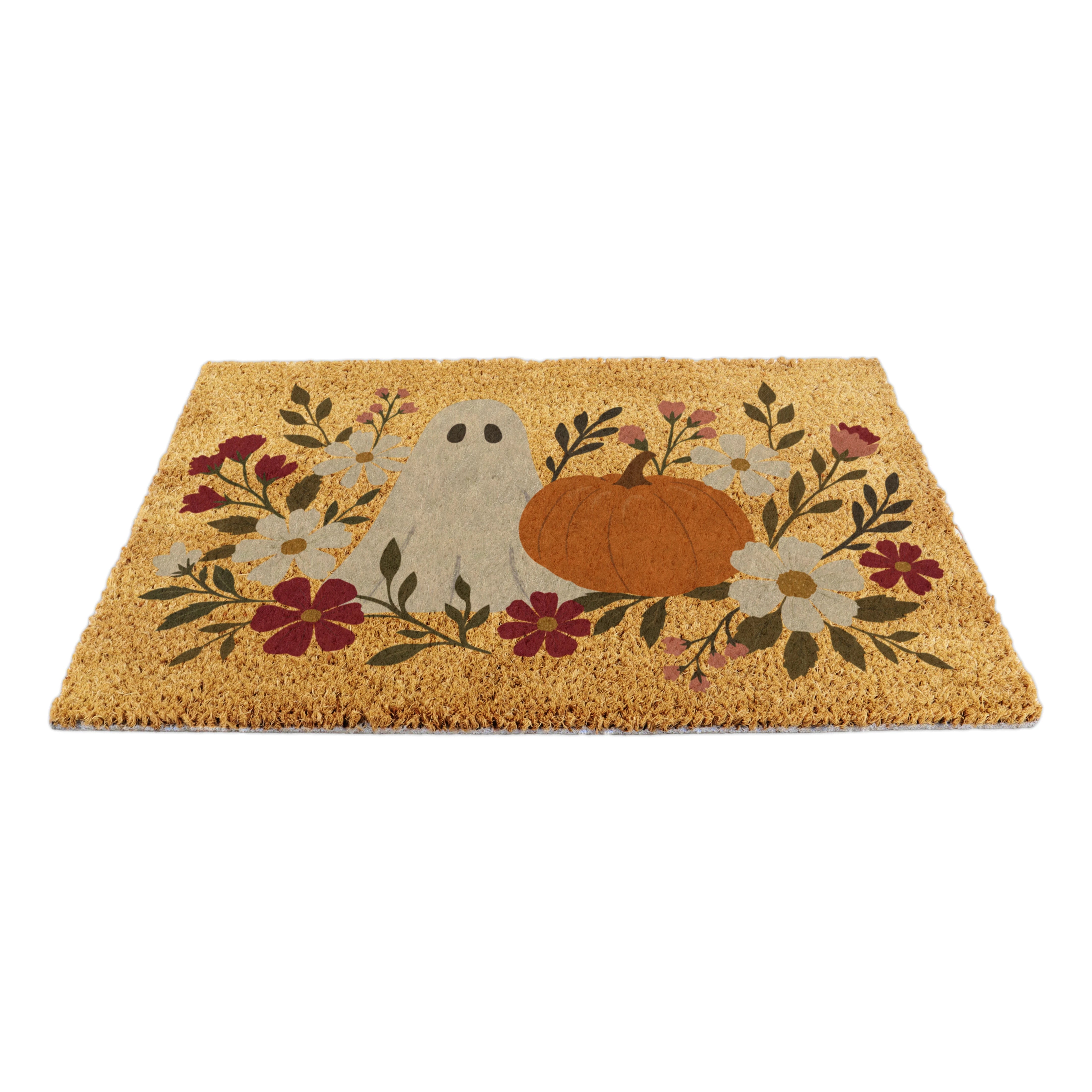Ghost Floral Doormat (60x40cm)