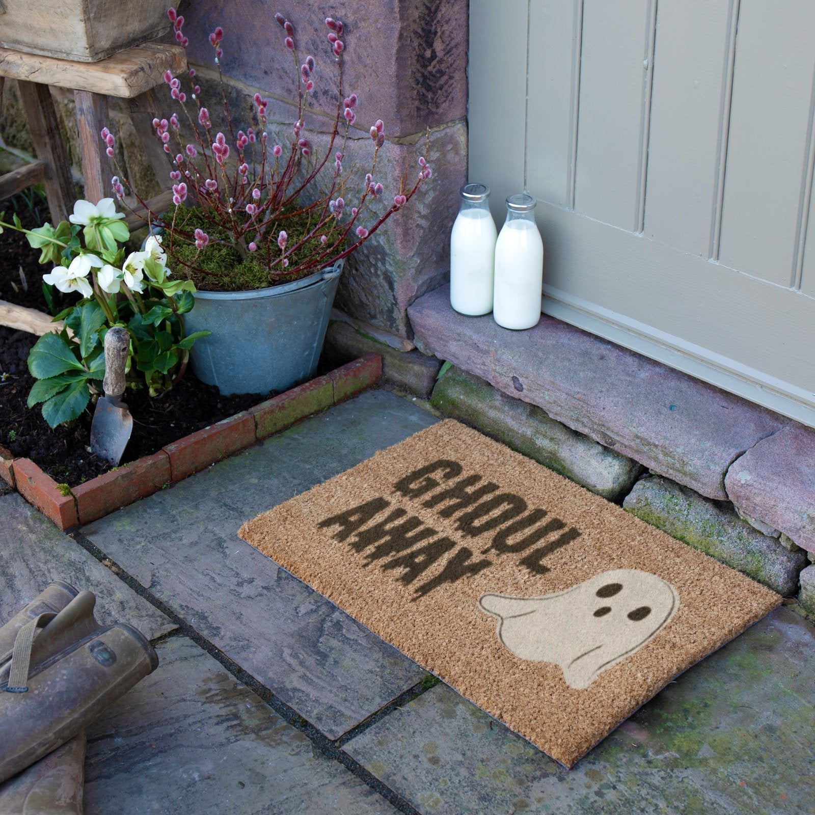 Ghoul Away Coir Doormat