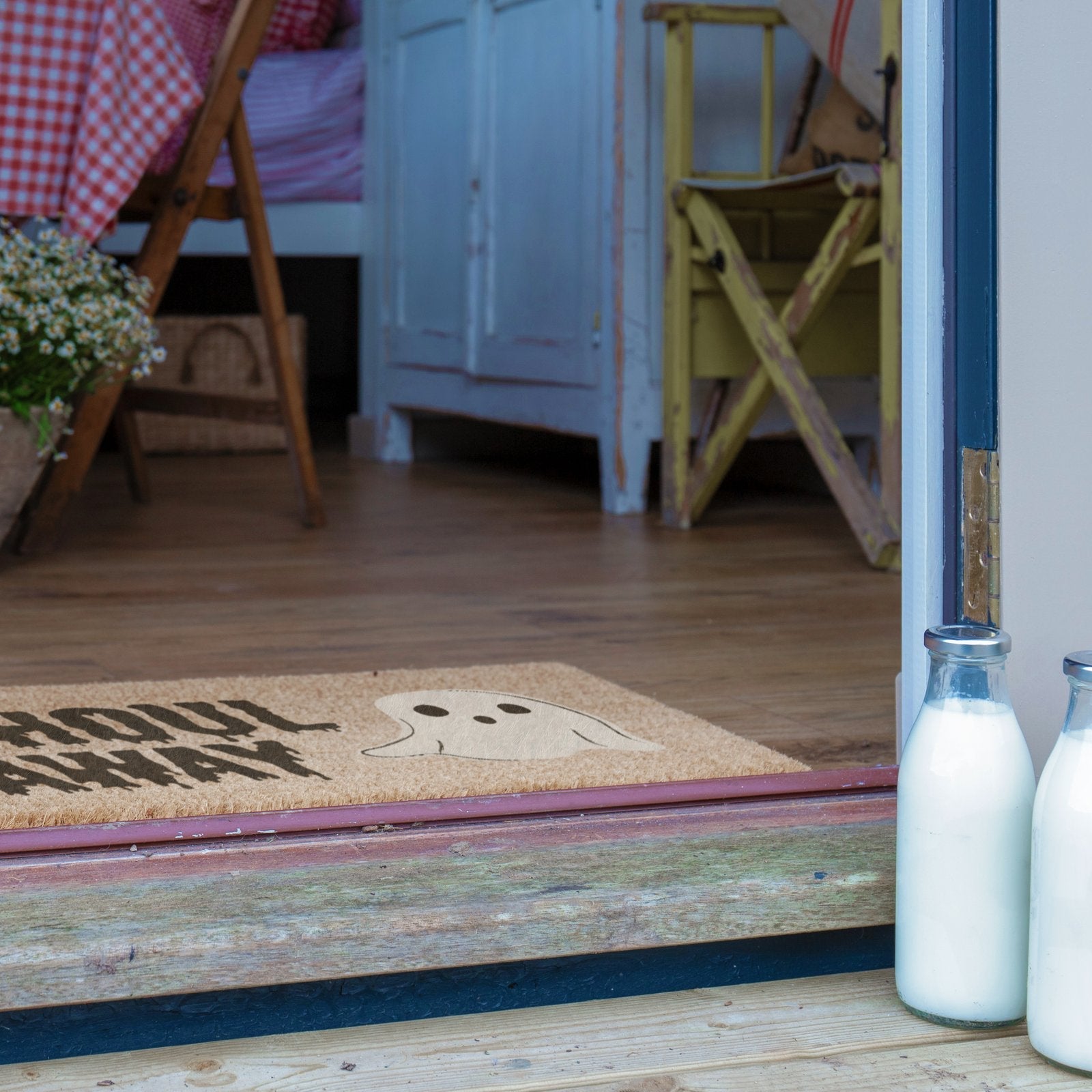 Ghoul Away Coir Doormat