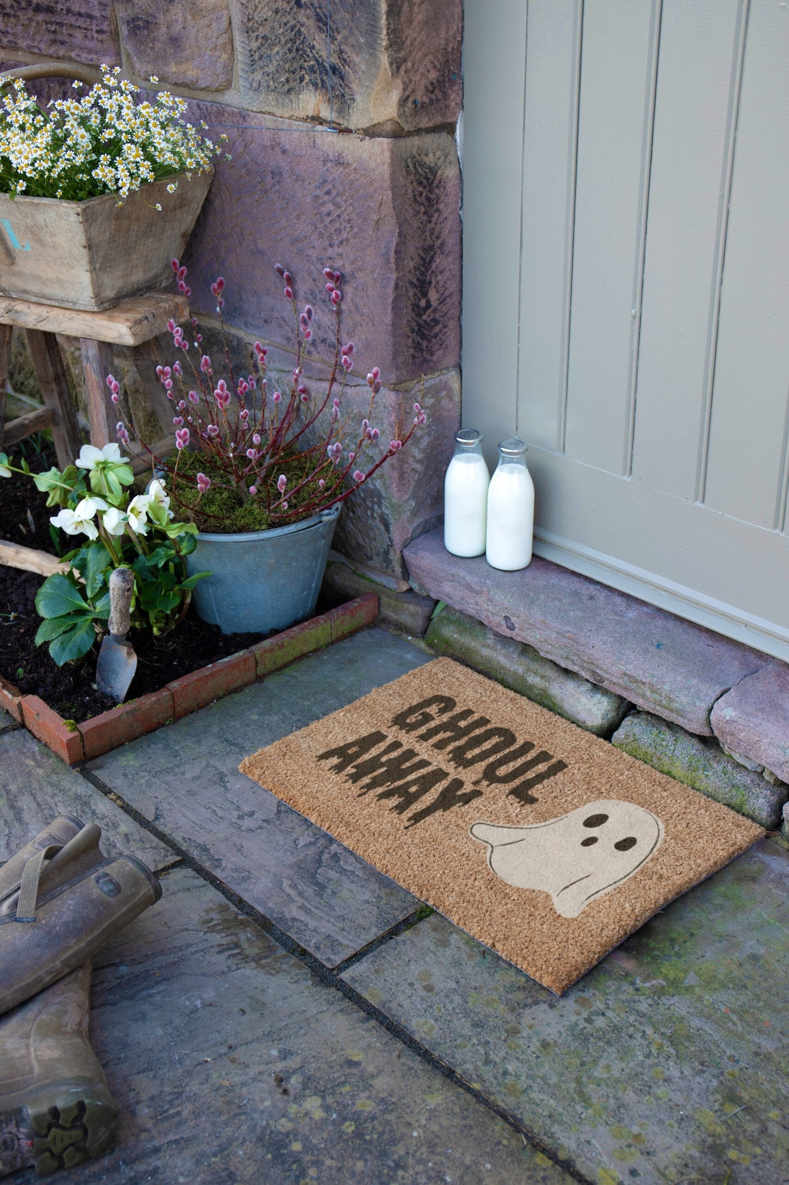Ghoul Away Coir Doormat