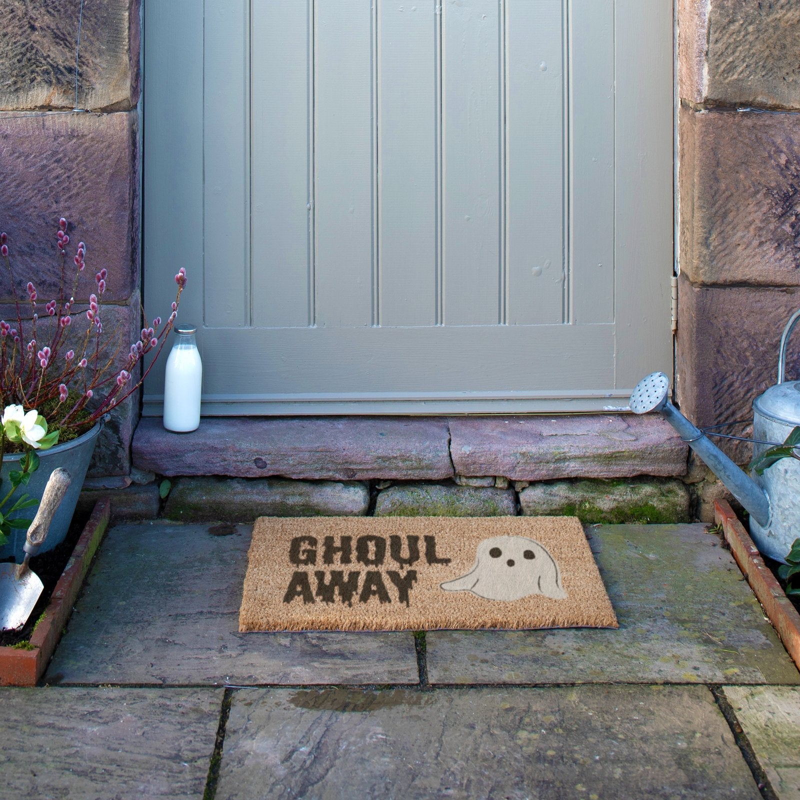 Ghoul Away Coir Doormat