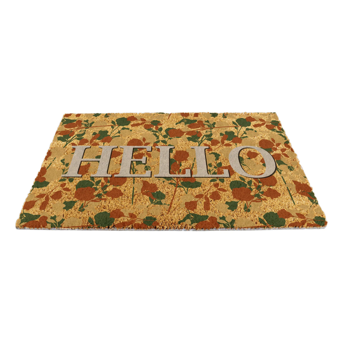 Hello Floral Doormat