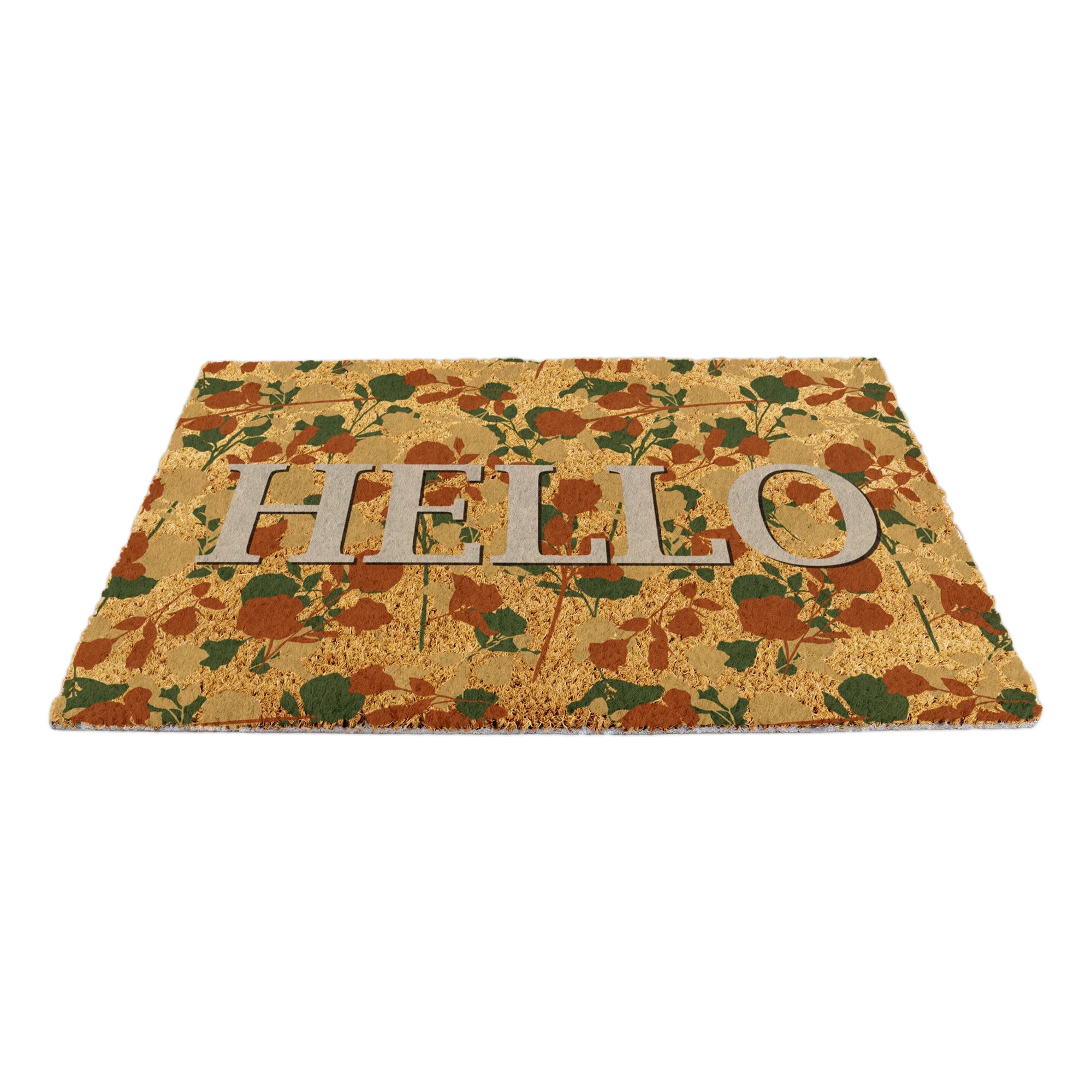 Hello Floral Doormat